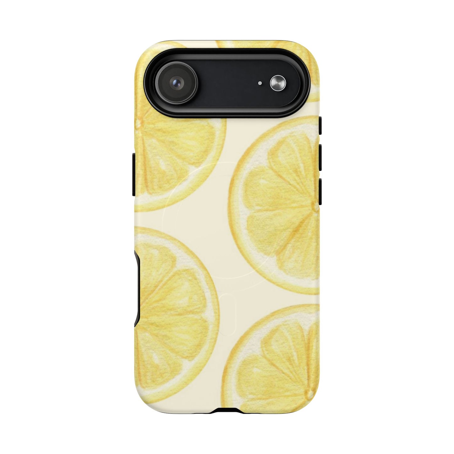 Lemon Slices Tough Magnetic Phone Case — Protective Citrus Pattern