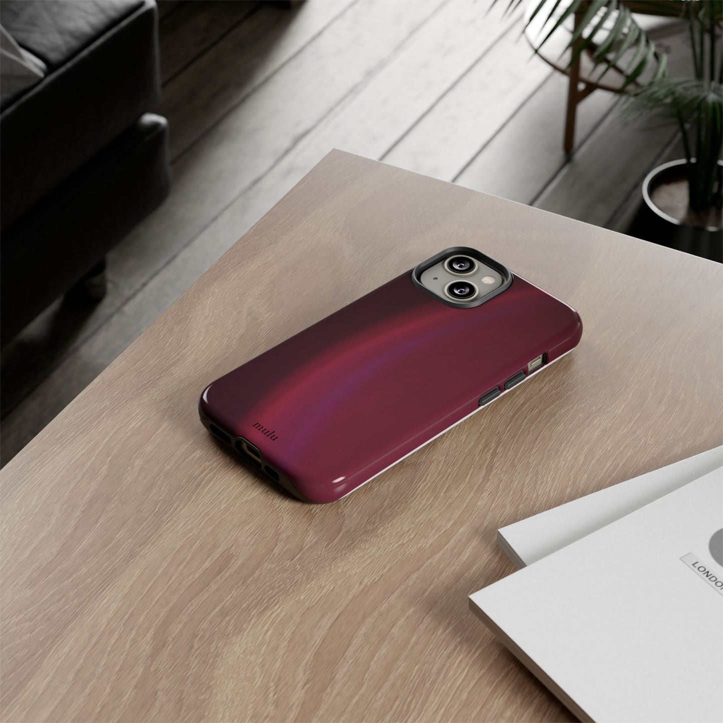 Maroon Gradient Phone Case - Tough Protective iPhone Cover