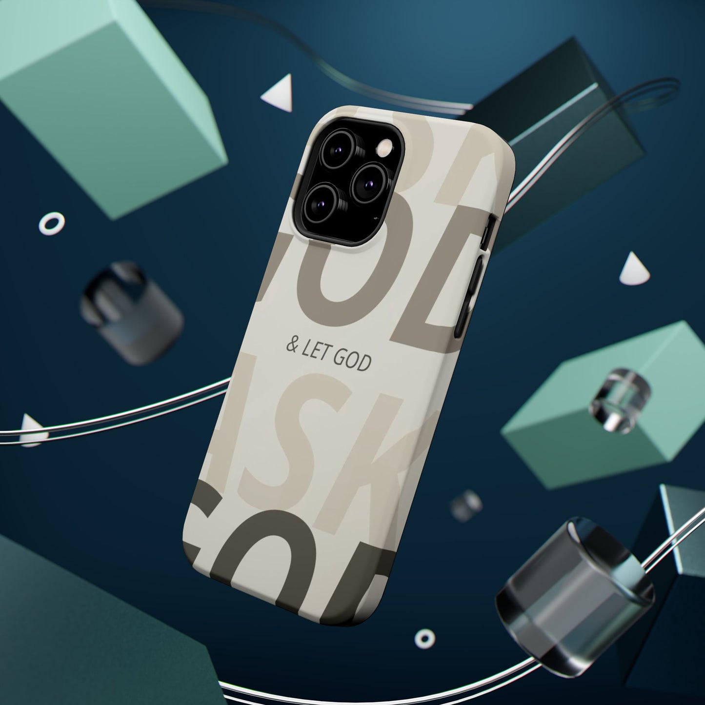 Protective iPhone Case — "Fold & Let God" Magnetic Impact-Resistant Phone Cover