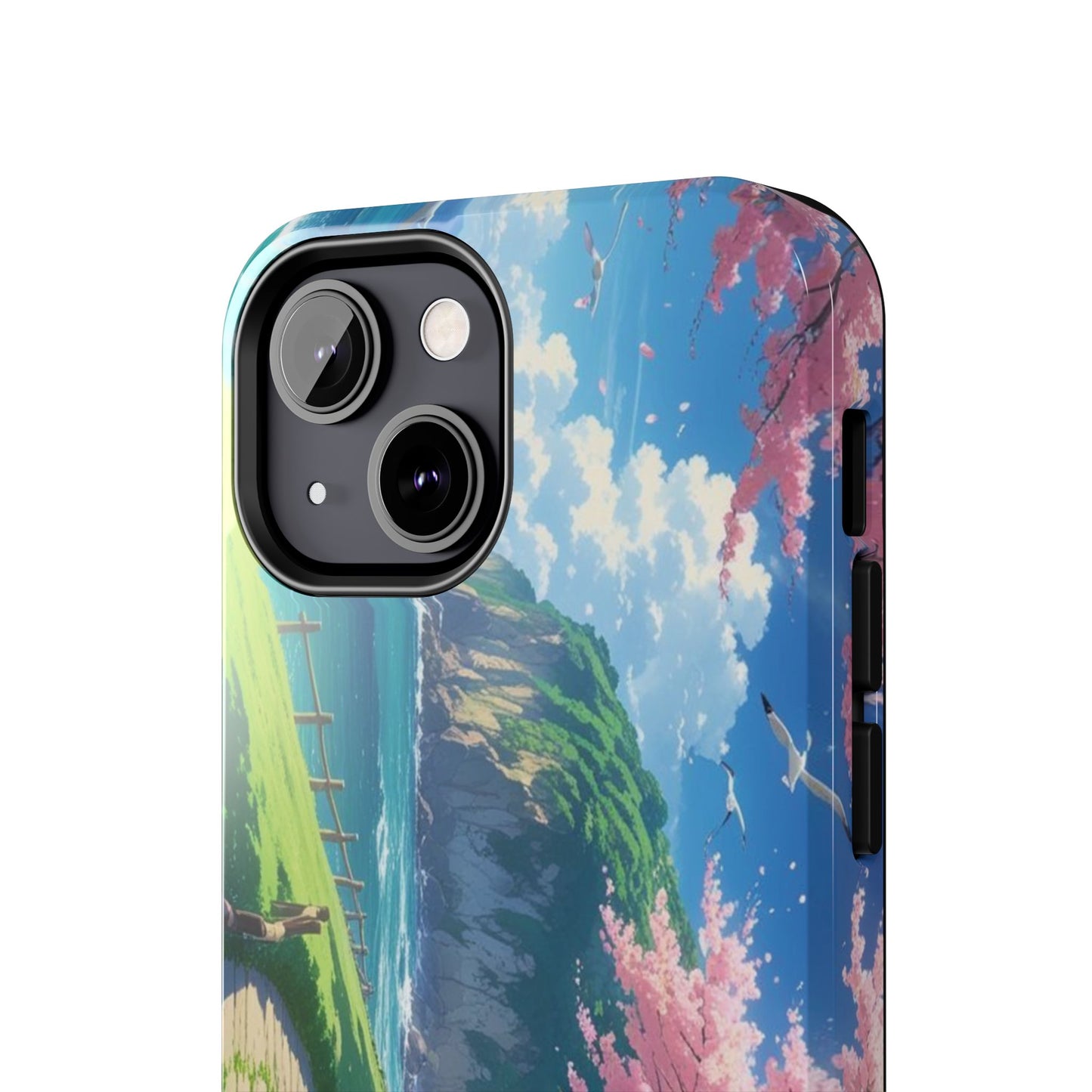 Tough Phone Case — Scenic Cherry Blossom Landscape Phone Cover