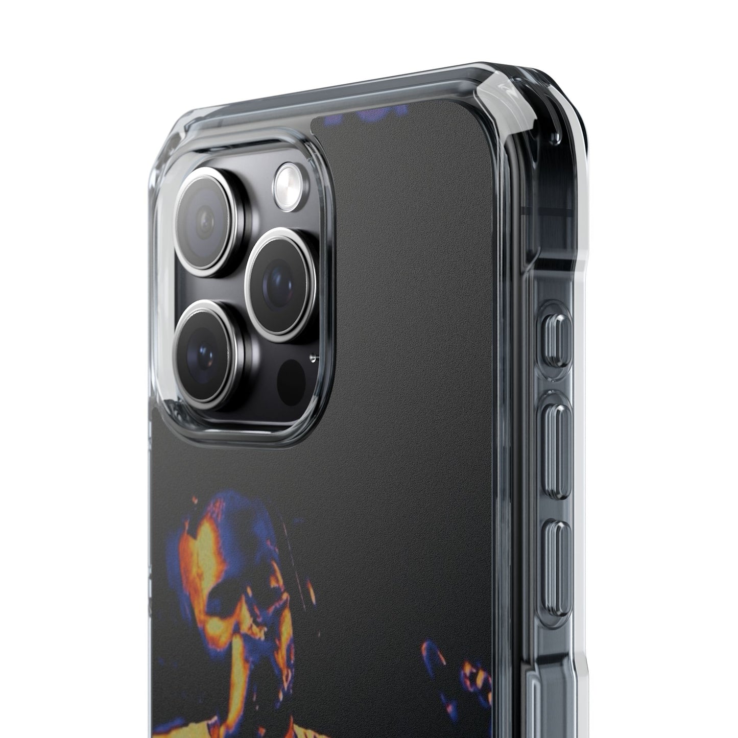 Clear Magnetic Phone Case — Live Concert Microphone Design
