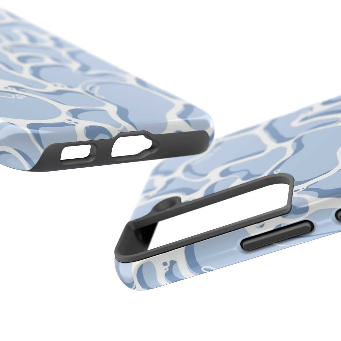 Blue Abstract Pool Pattern Tough Phone Case