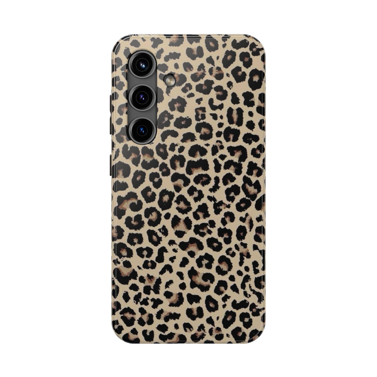 Leopard Print Tough Phone Case — Durable Protective iPhone Cover