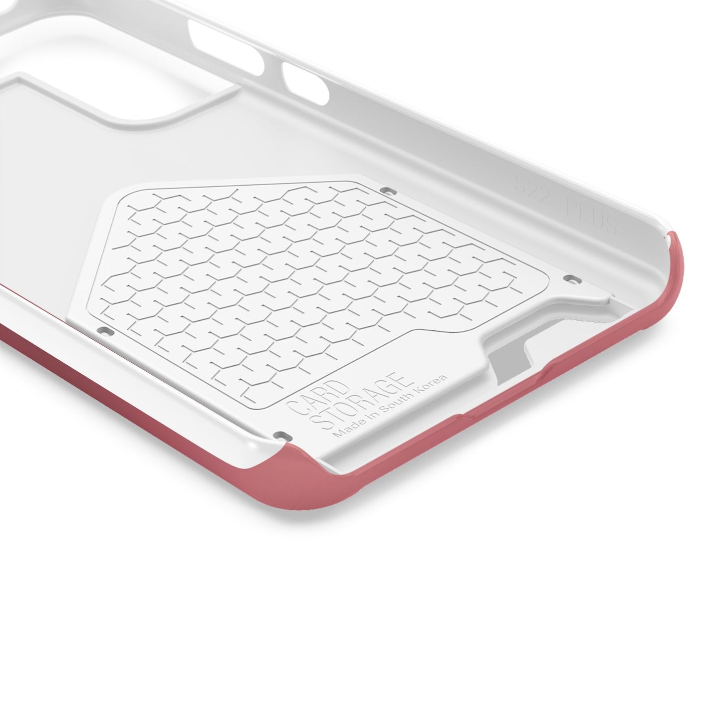 Slim Card-Holder Phone Case — Magnetic Red Wallet Cover