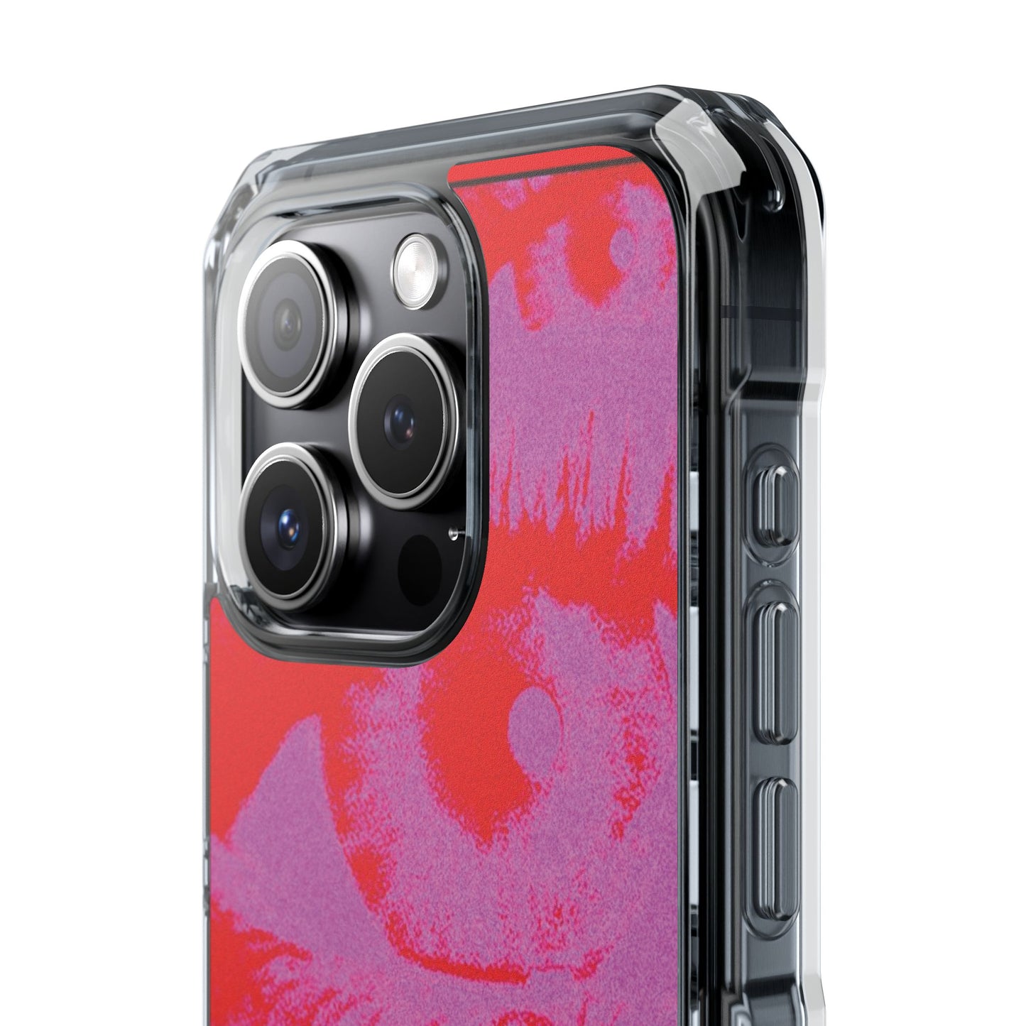 Phone Case — Pop Art Red Eyes Magnetic Clear Impact Case