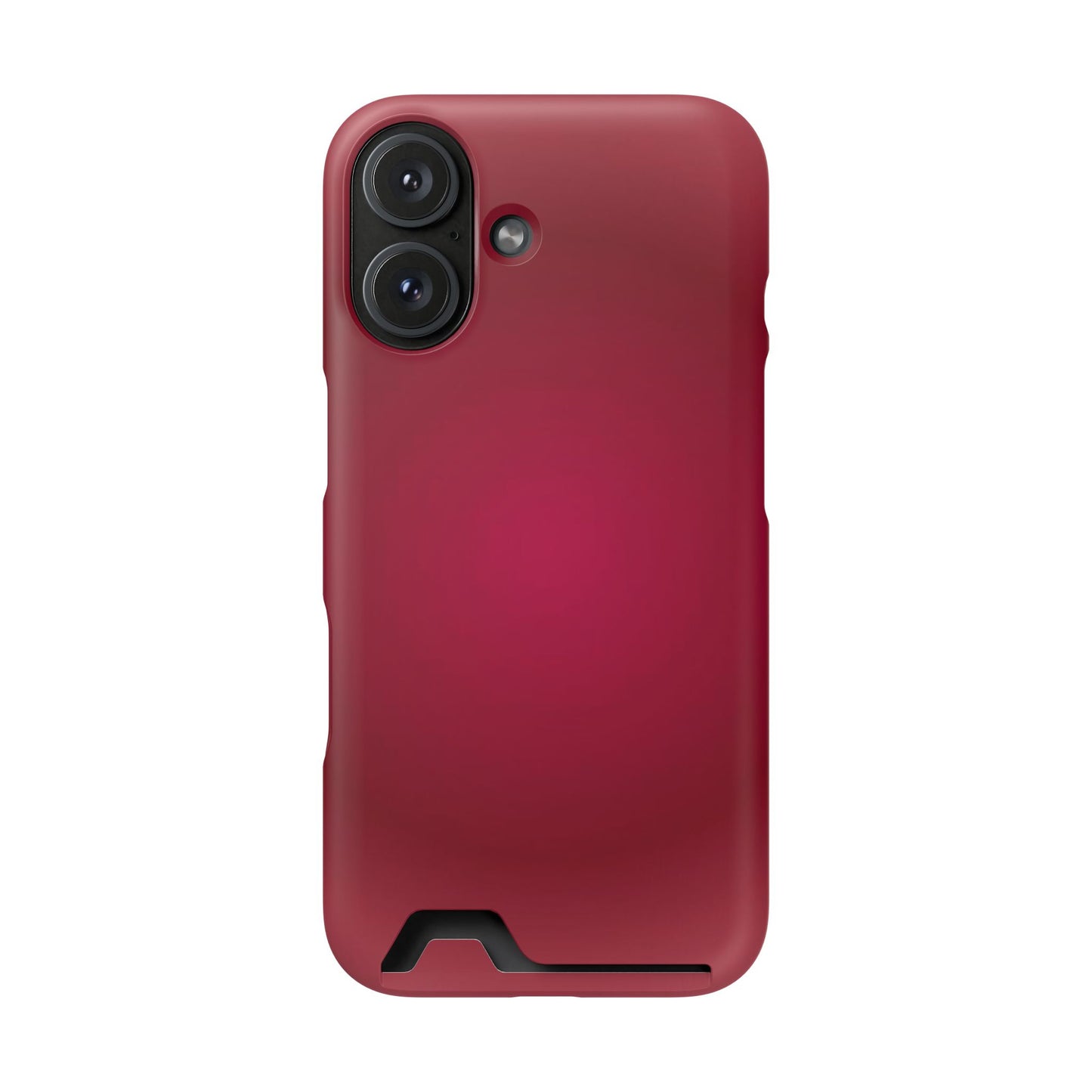 Slim Card-Holder Phone Case — Magnetic Red Wallet Cover