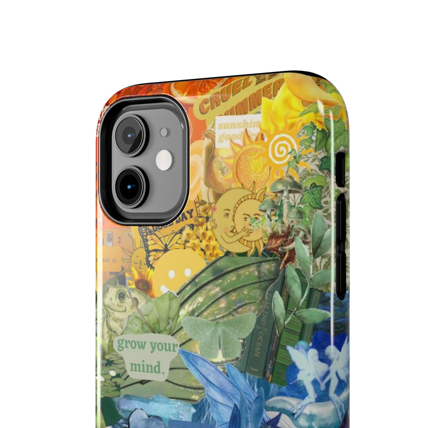Collage Art Phone Case — 'Grow Your Mind' Lavender Haze Tough Case