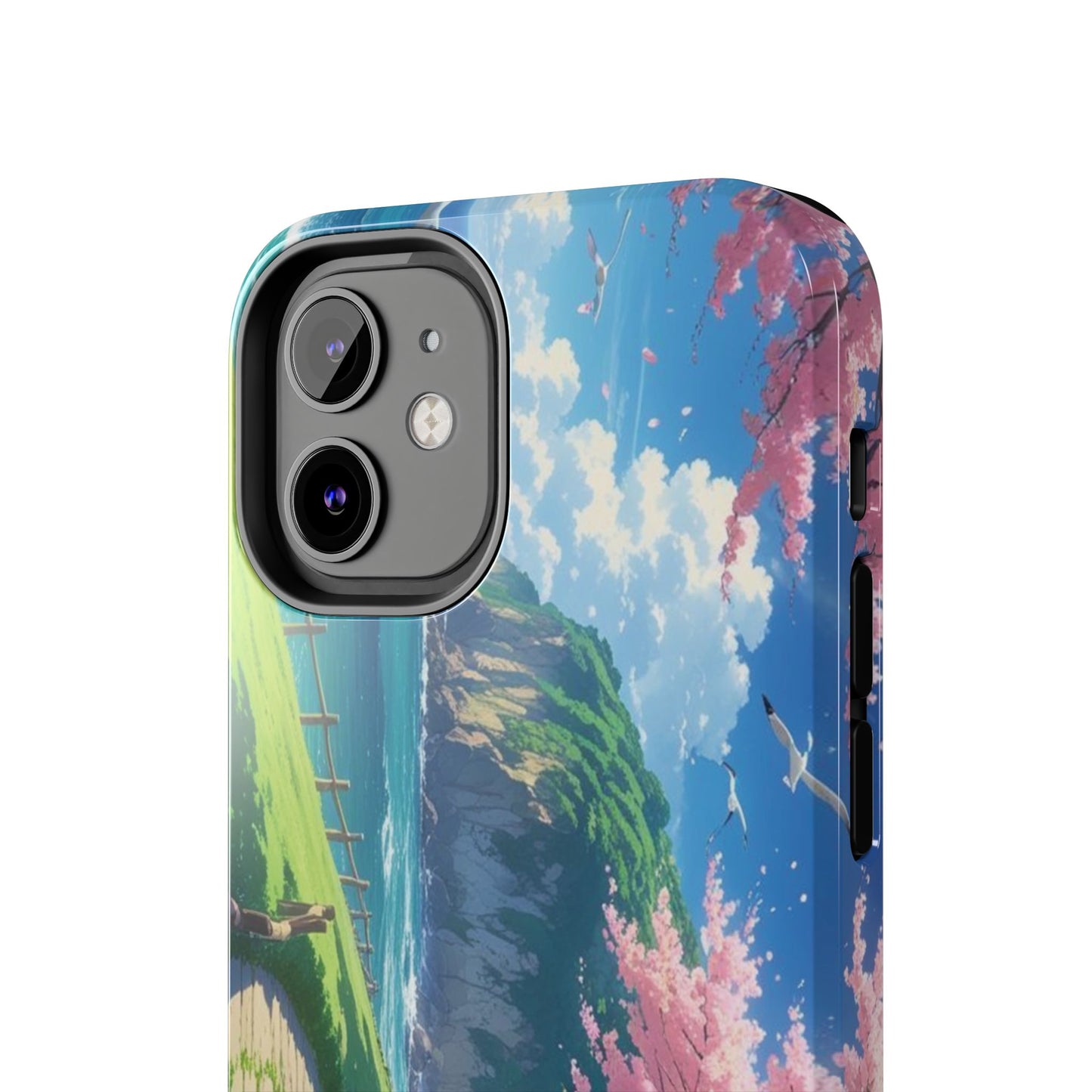 Tough Phone Case — Scenic Cherry Blossom Landscape Phone Cover