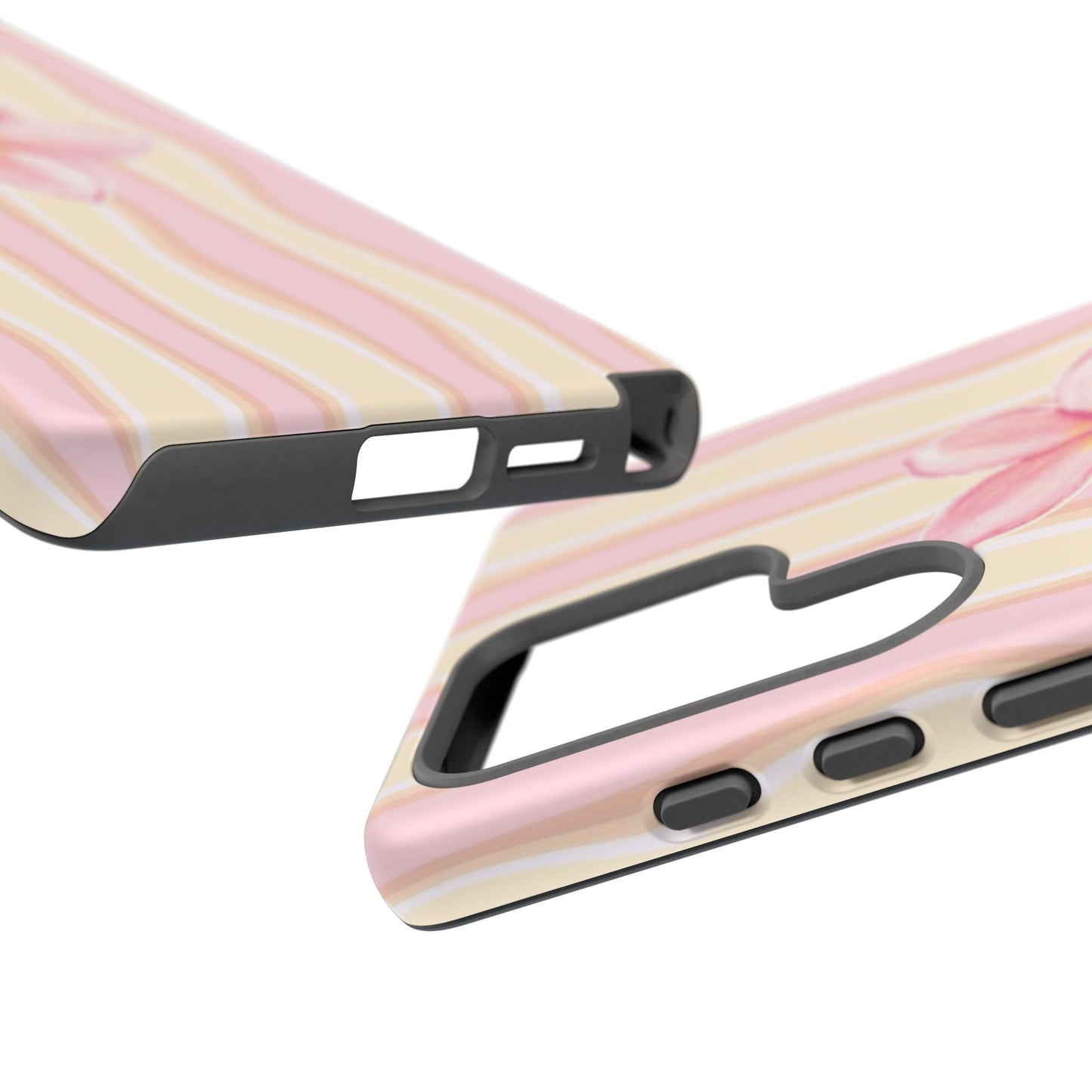 Pink Plumeria Phone Case - Tropical Floral Tough Phone Case