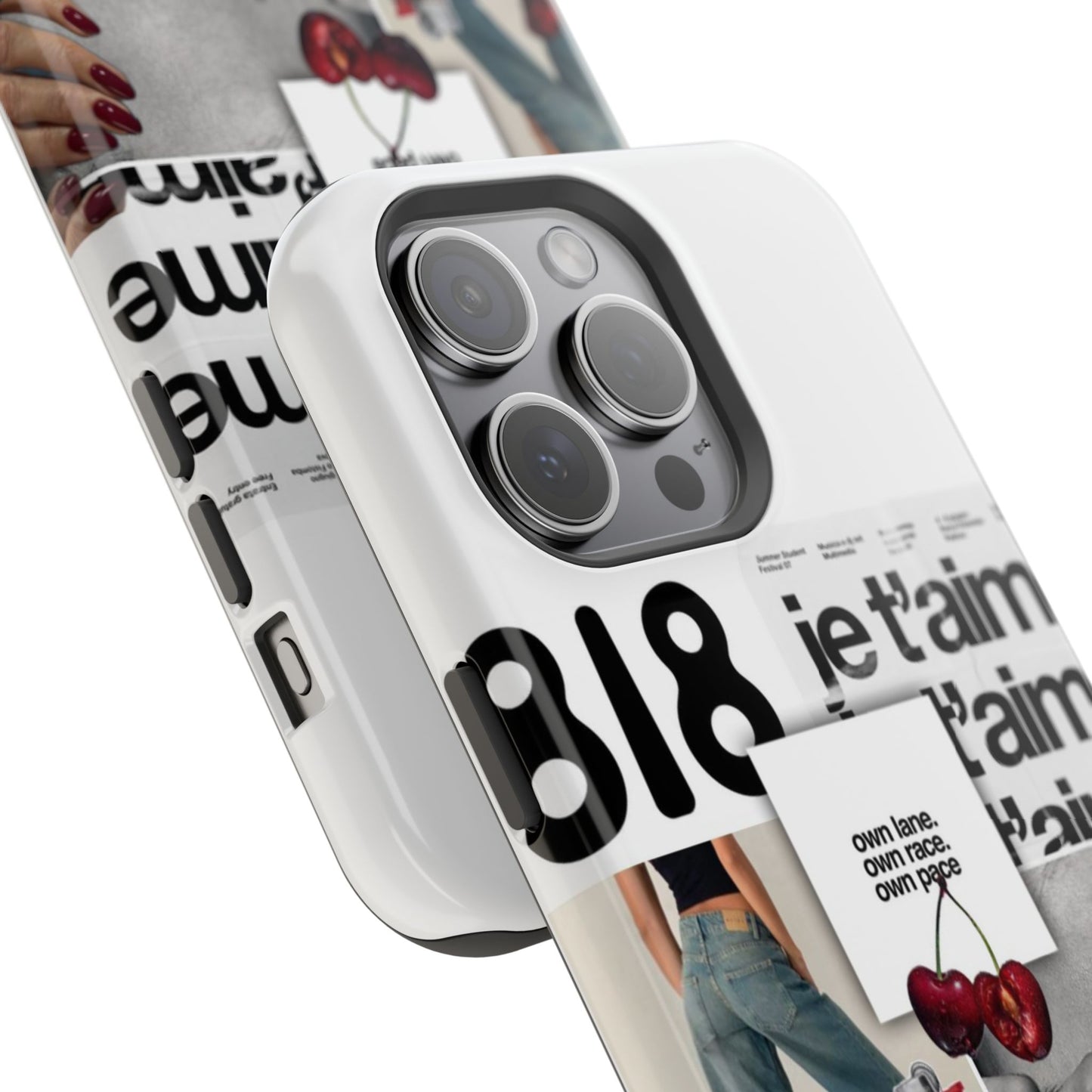 Collage 'Je t’aime' Magnetic Impact-Resistant Phone Case