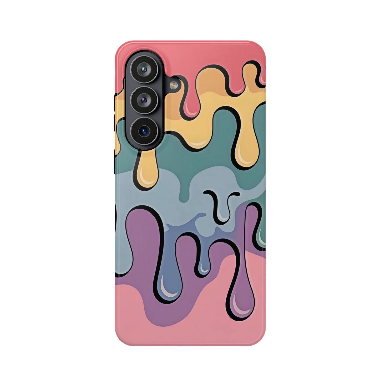 Colorful Drip Magnetic Phone Case — Impact-Resistant iPhone Cover