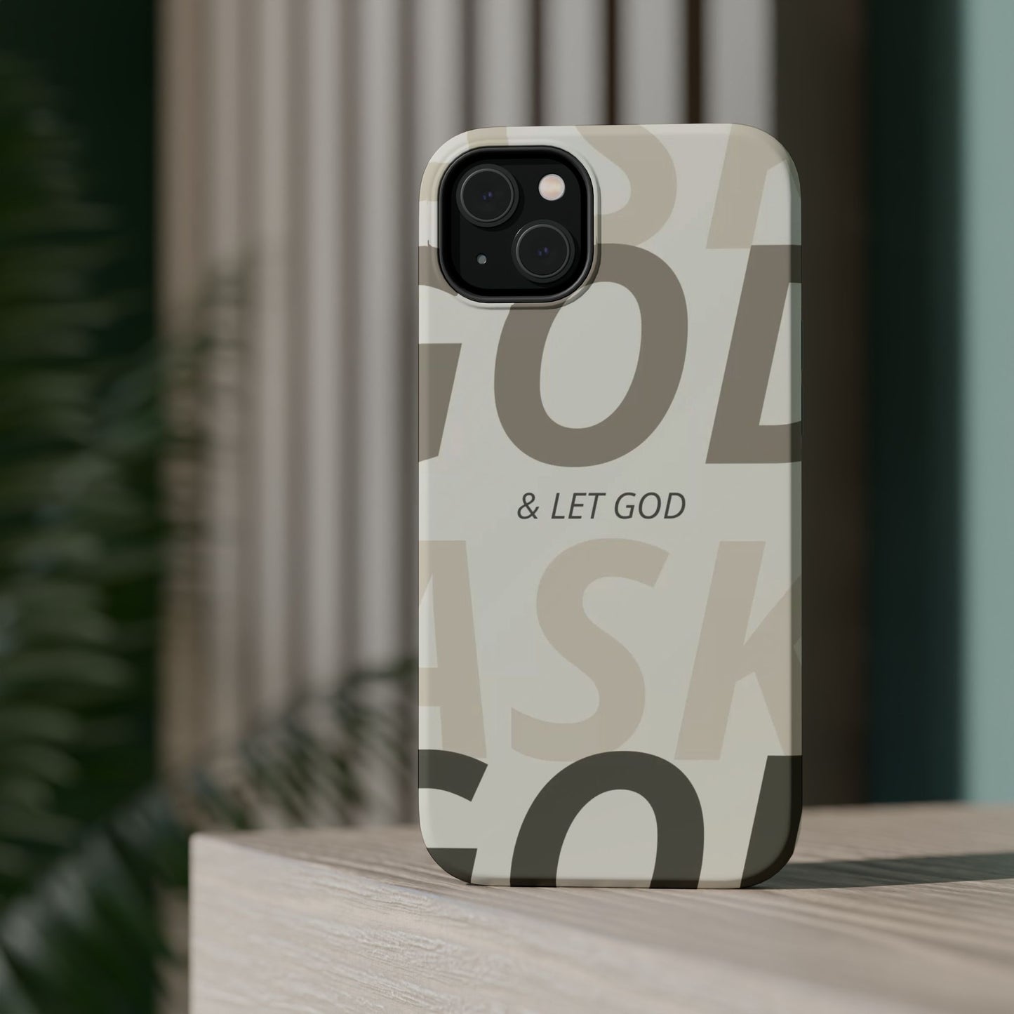 Protective iPhone Case — "Fold & Let God" Magnetic Impact-Resistant Phone Cover