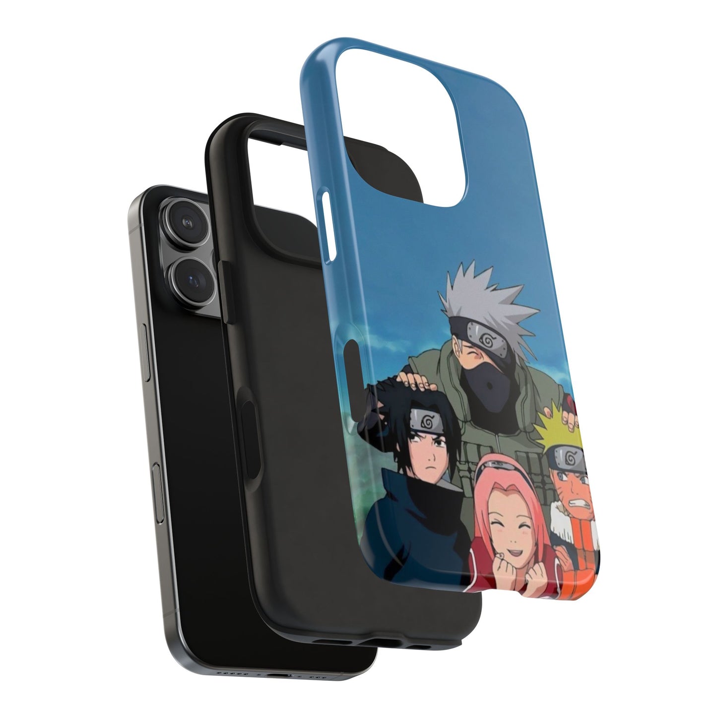 Anime Team Portrait Tough Phone Case — Cute Group Shield Design