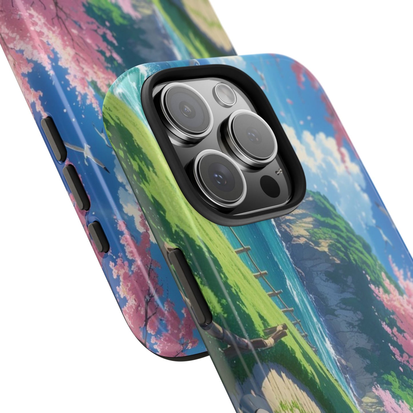 Tough Phone Case — Scenic Cherry Blossom Landscape Phone Cover