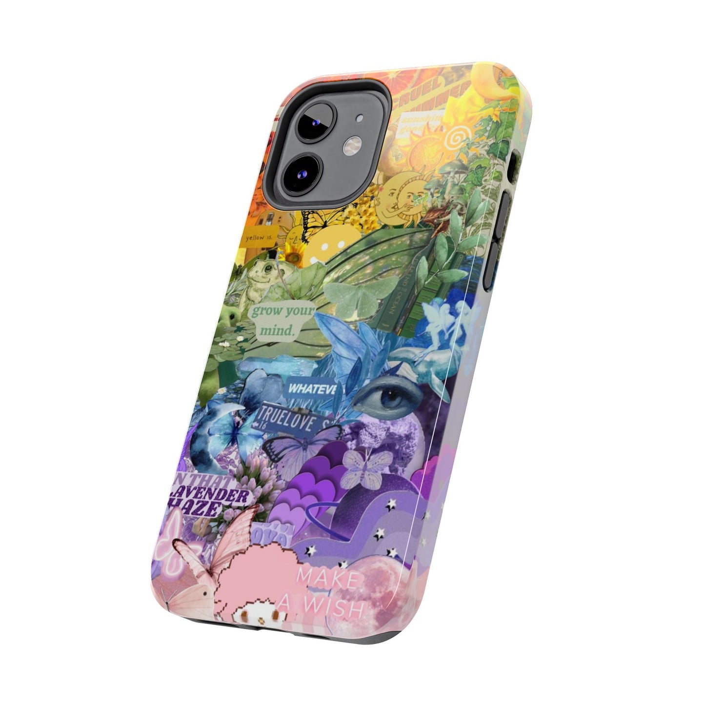 Collage Art Phone Case — 'Grow Your Mind' Lavender Haze Tough Case
