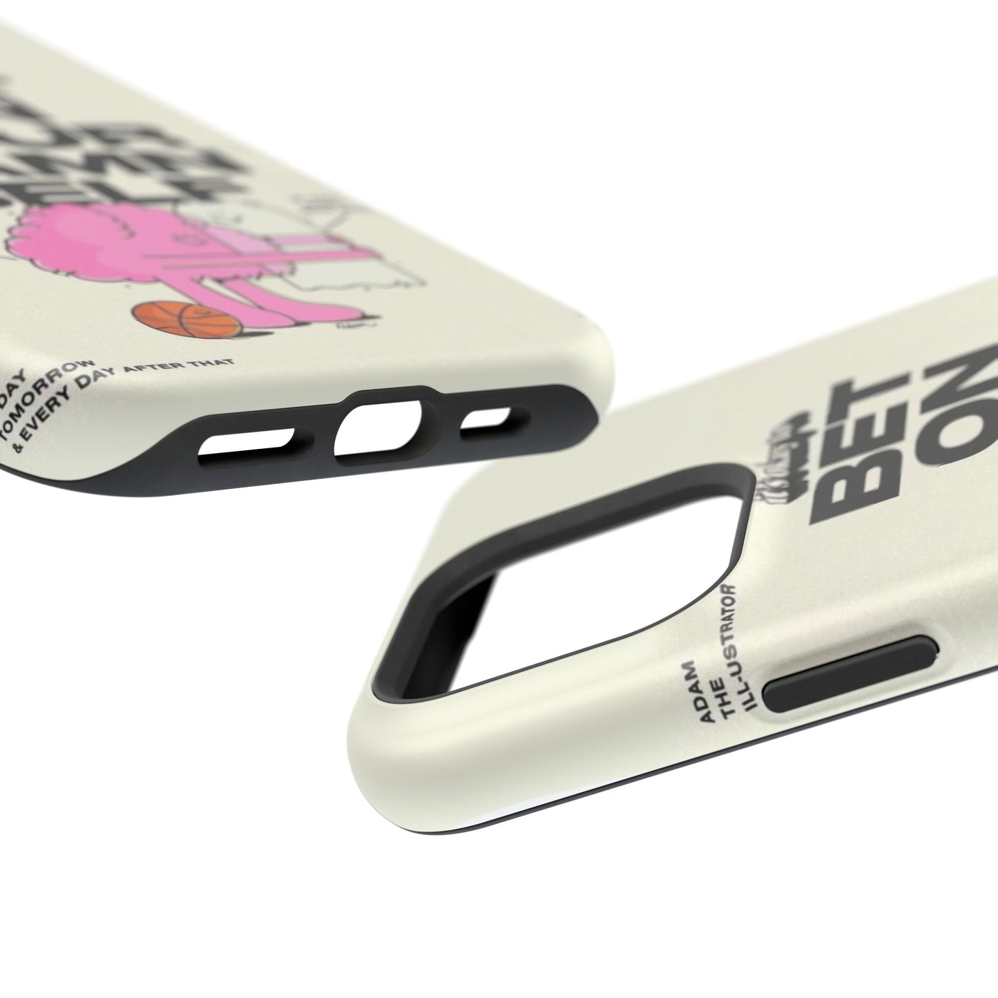 Magnetic Impact-Resistant Case — "Bet On Your Damn Self" Motivational Phone Cover