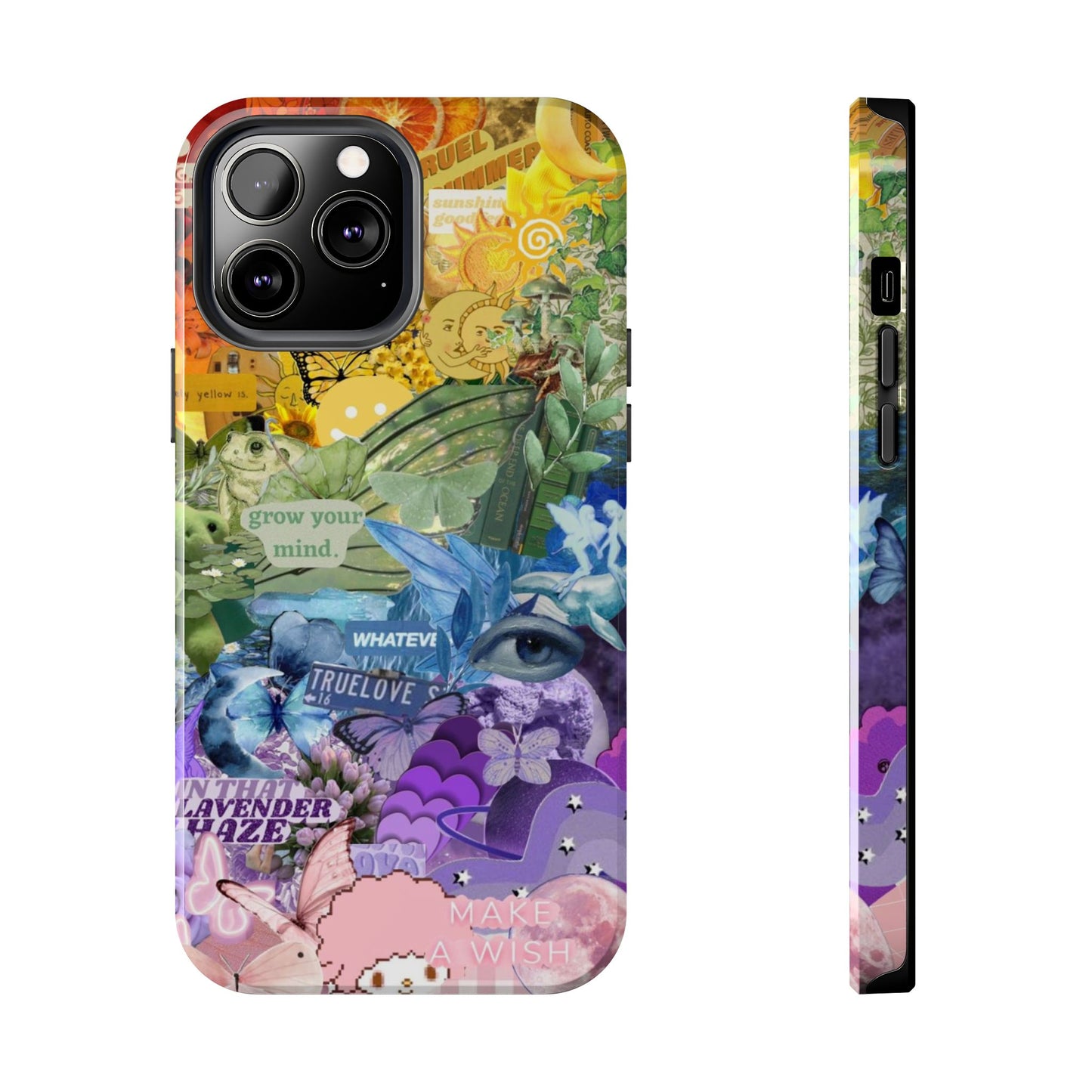 Collage Art Phone Case — 'Grow Your Mind' Lavender Haze Tough Case
