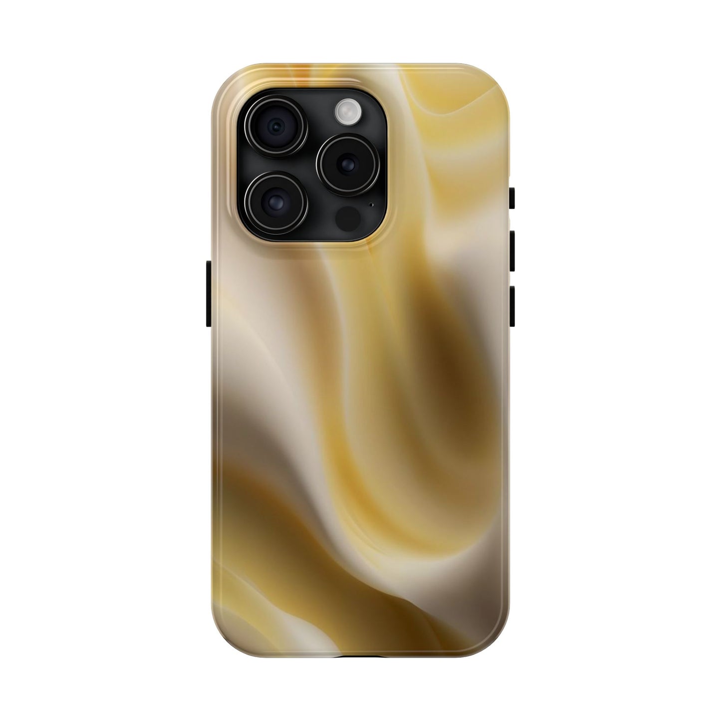 Gold Marble Tough Phone Case — Protective iPhone Case with Elegant Swirl Design
