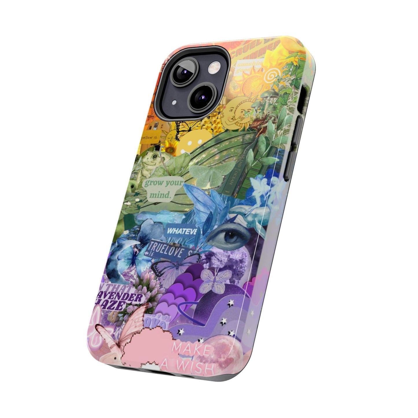 Collage Art Phone Case — 'Grow Your Mind' Lavender Haze Tough Case