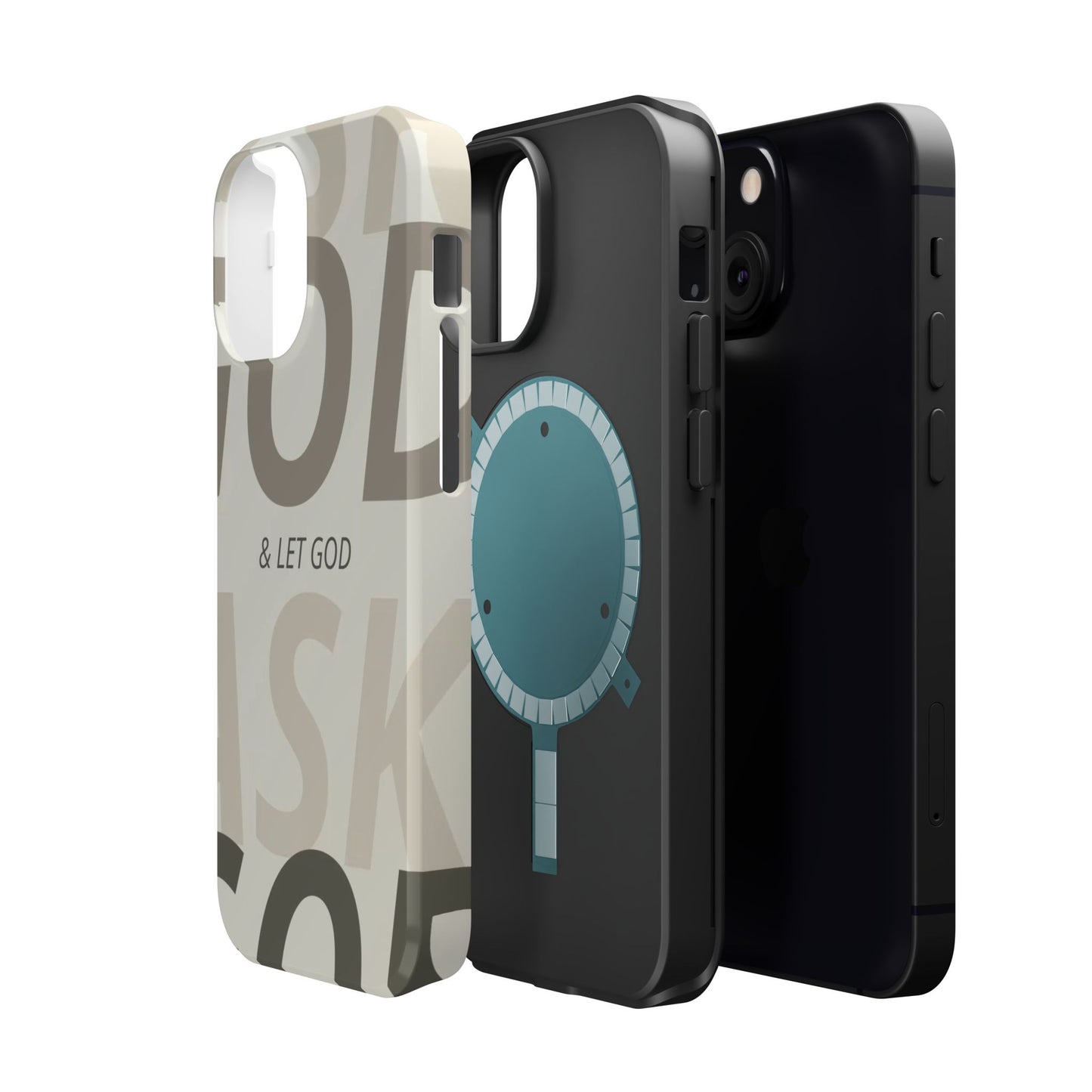 Protective iPhone Case — "Fold & Let God" Magnetic Impact-Resistant Phone Cover