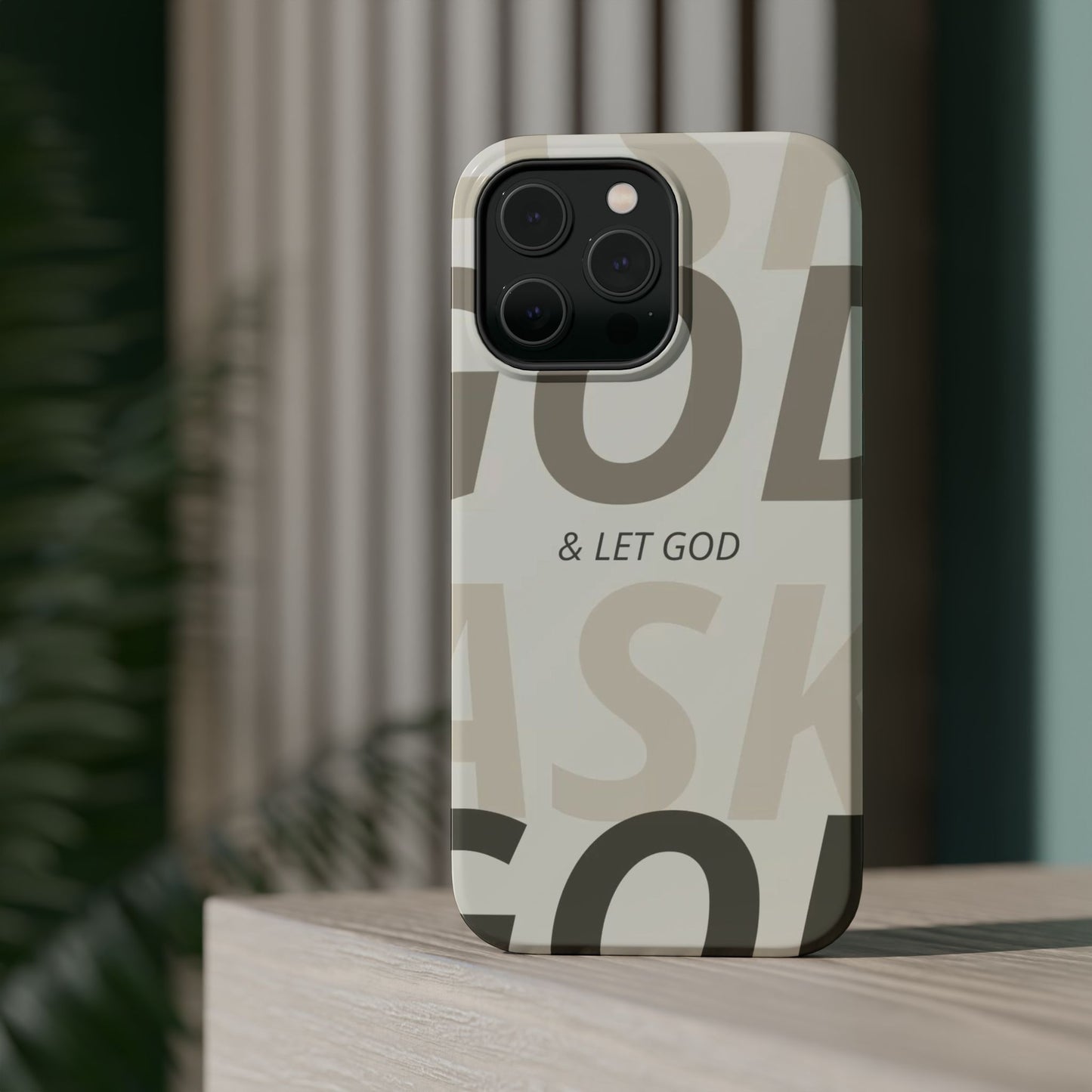 Protective iPhone Case — "Fold & Let God" Magnetic Impact-Resistant Phone Cover