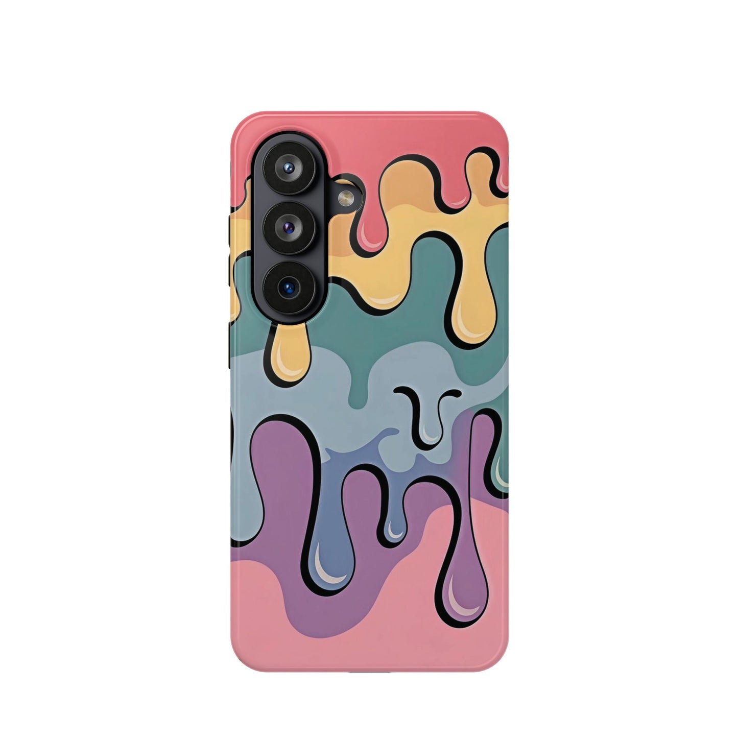 Colorful Drip Magnetic Phone Case — Impact-Resistant iPhone Cover