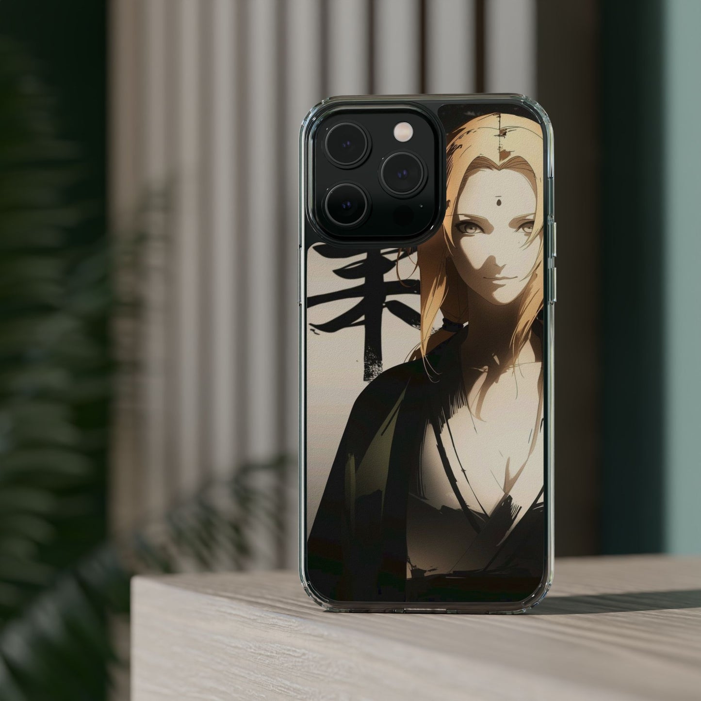Clear Anime Character Impact-Resistant Phone Case