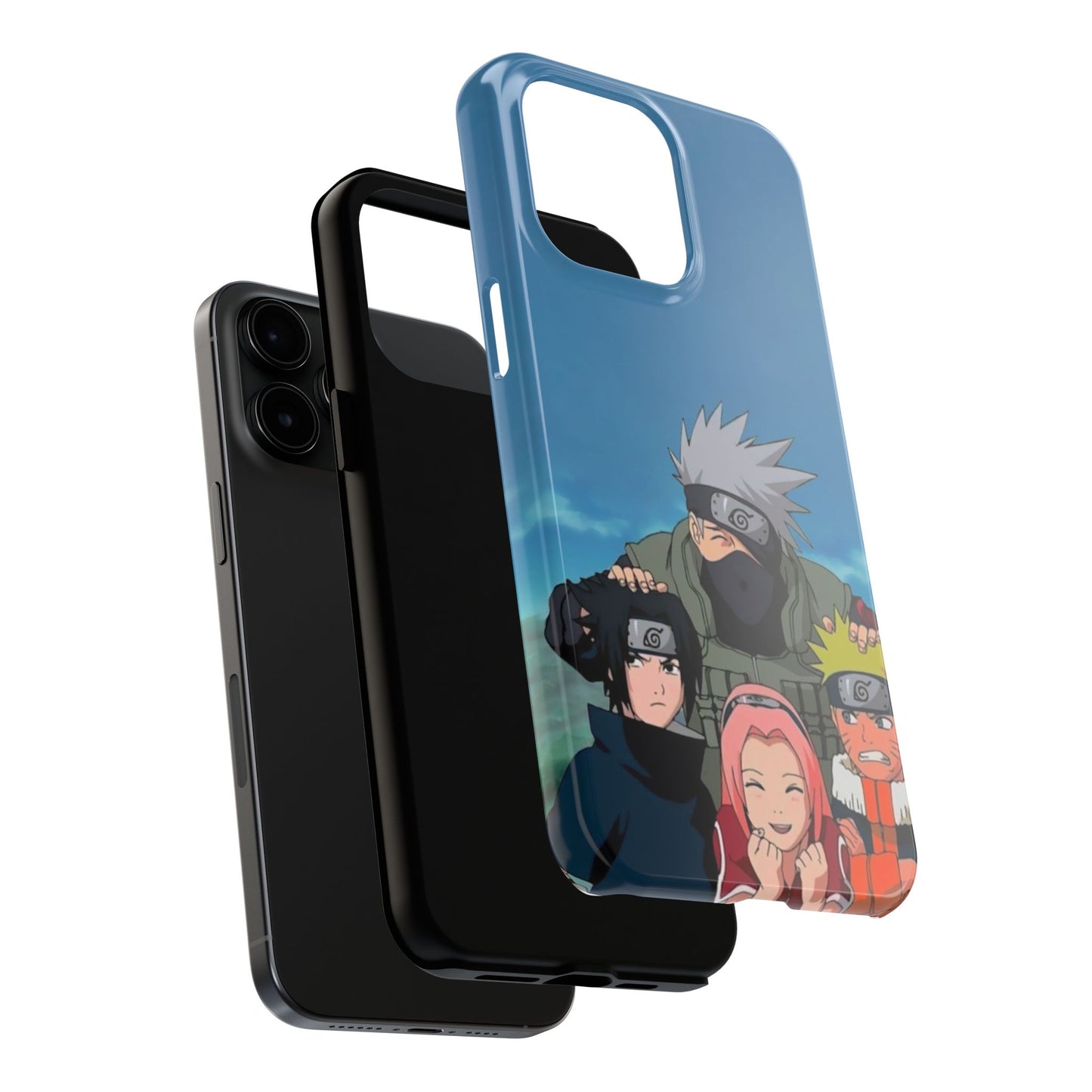 Anime Team Portrait Tough Phone Case — Cute Group Shield Design