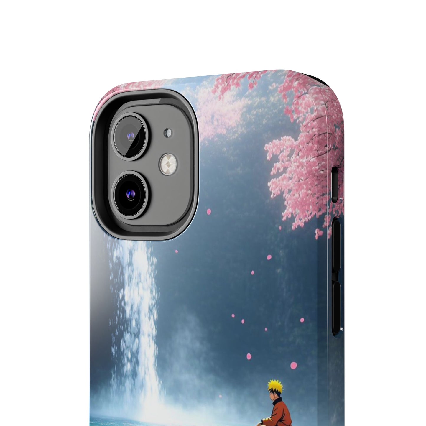 Naruto Scenic Tough Phone Case — Waterfall Meditation Anime Cover