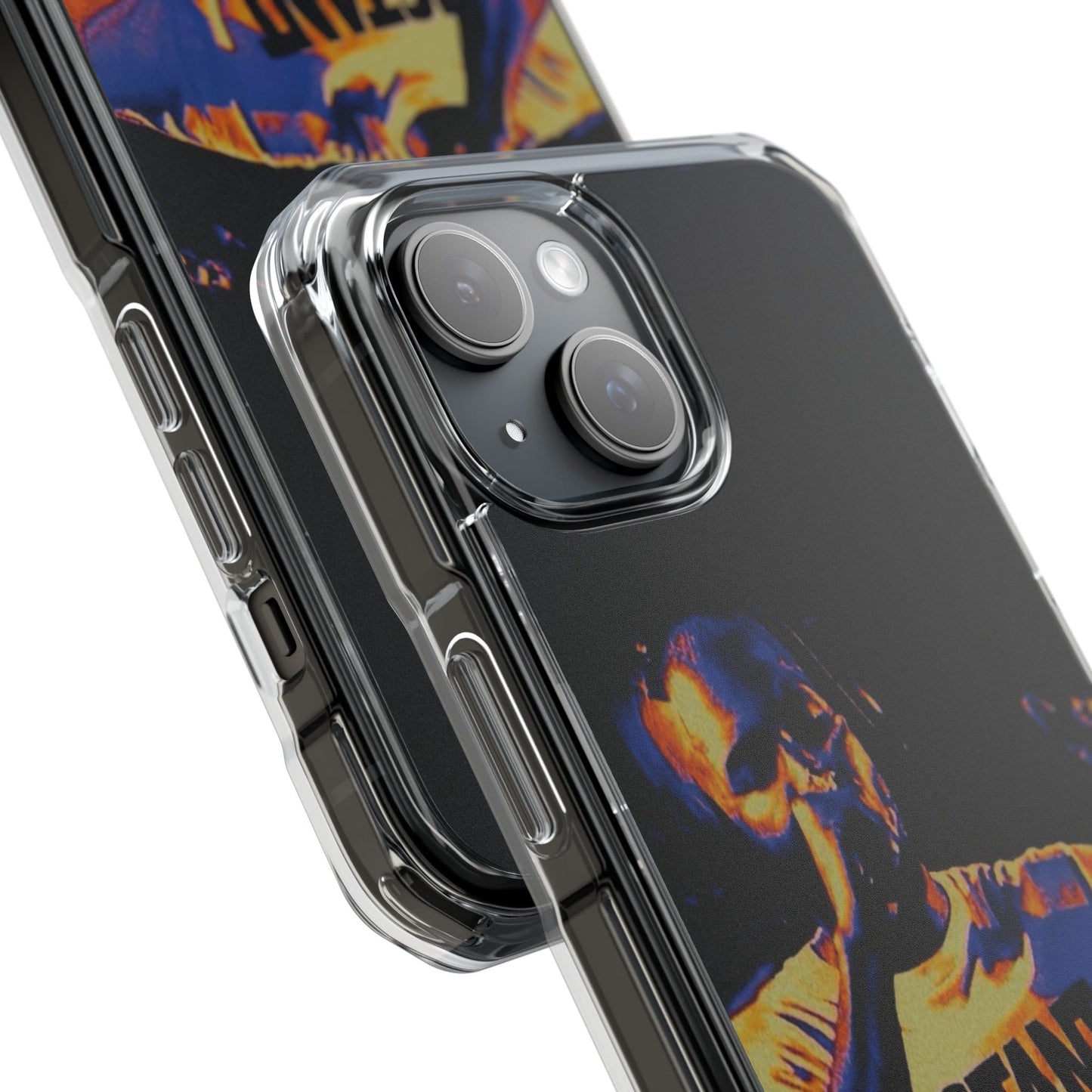 Clear Magnetic Phone Case — Live Concert Microphone Design