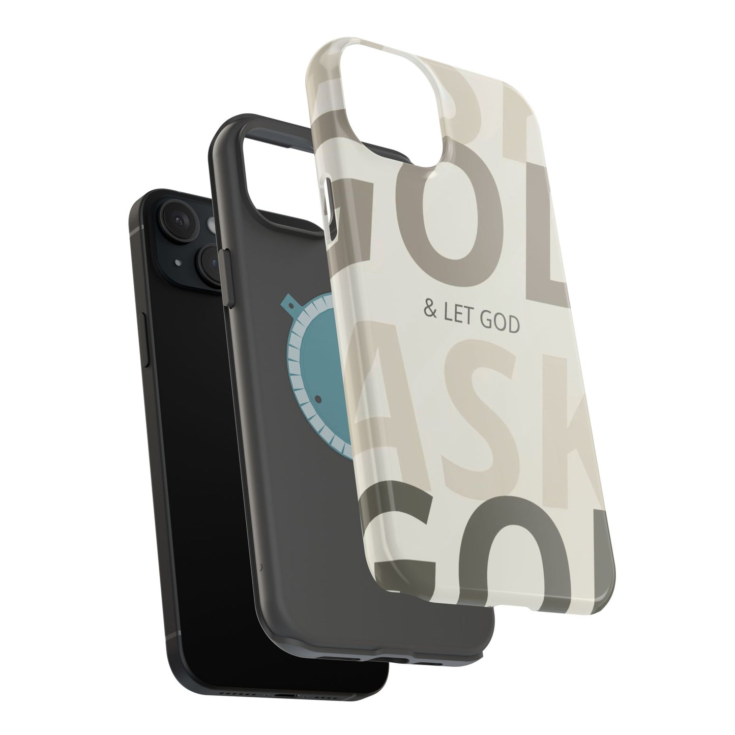 Protective iPhone Case — "Fold & Let God" Magnetic Impact-Resistant Phone Cover