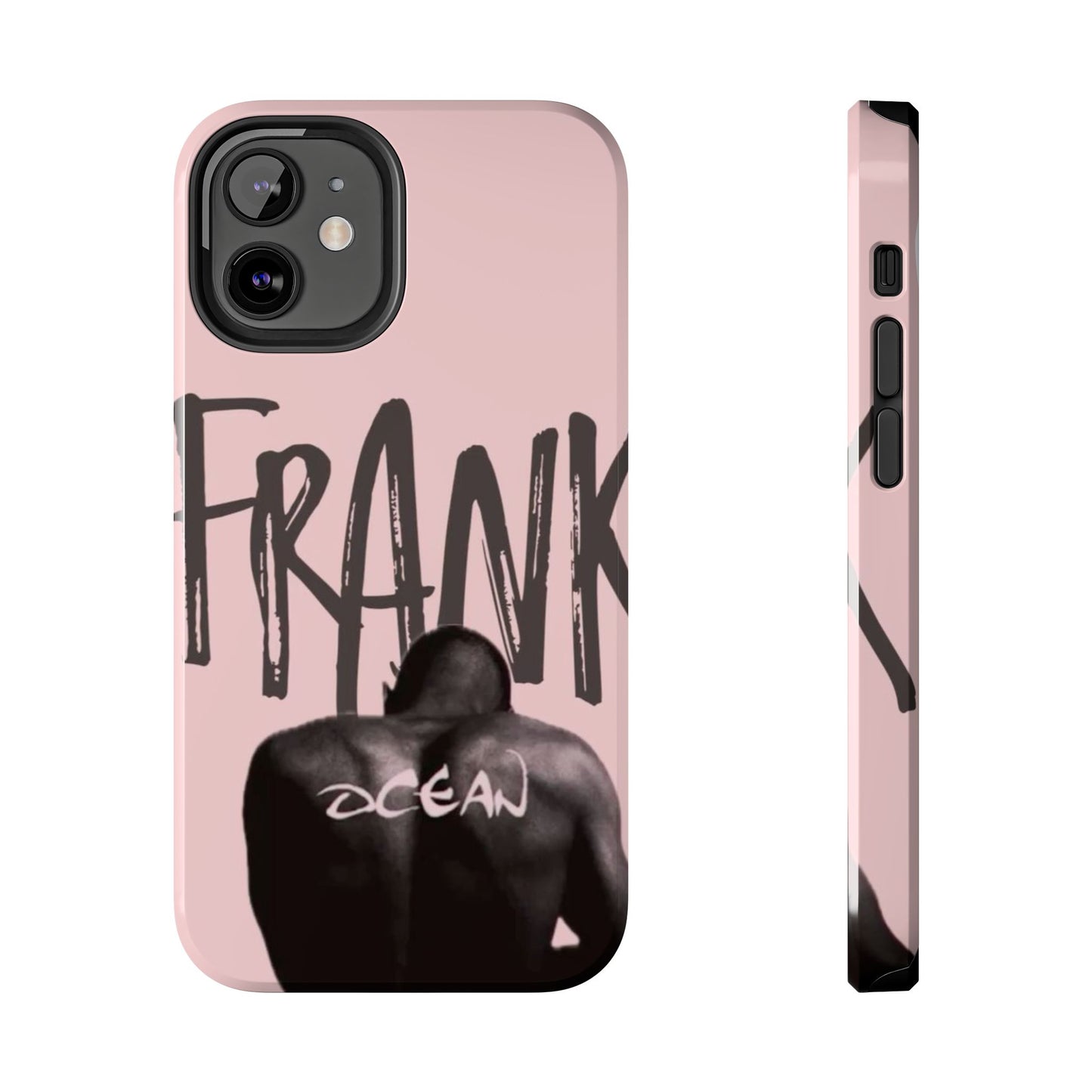 Frank Ocean Tough Phone Case — Pink Back Silhouette Design