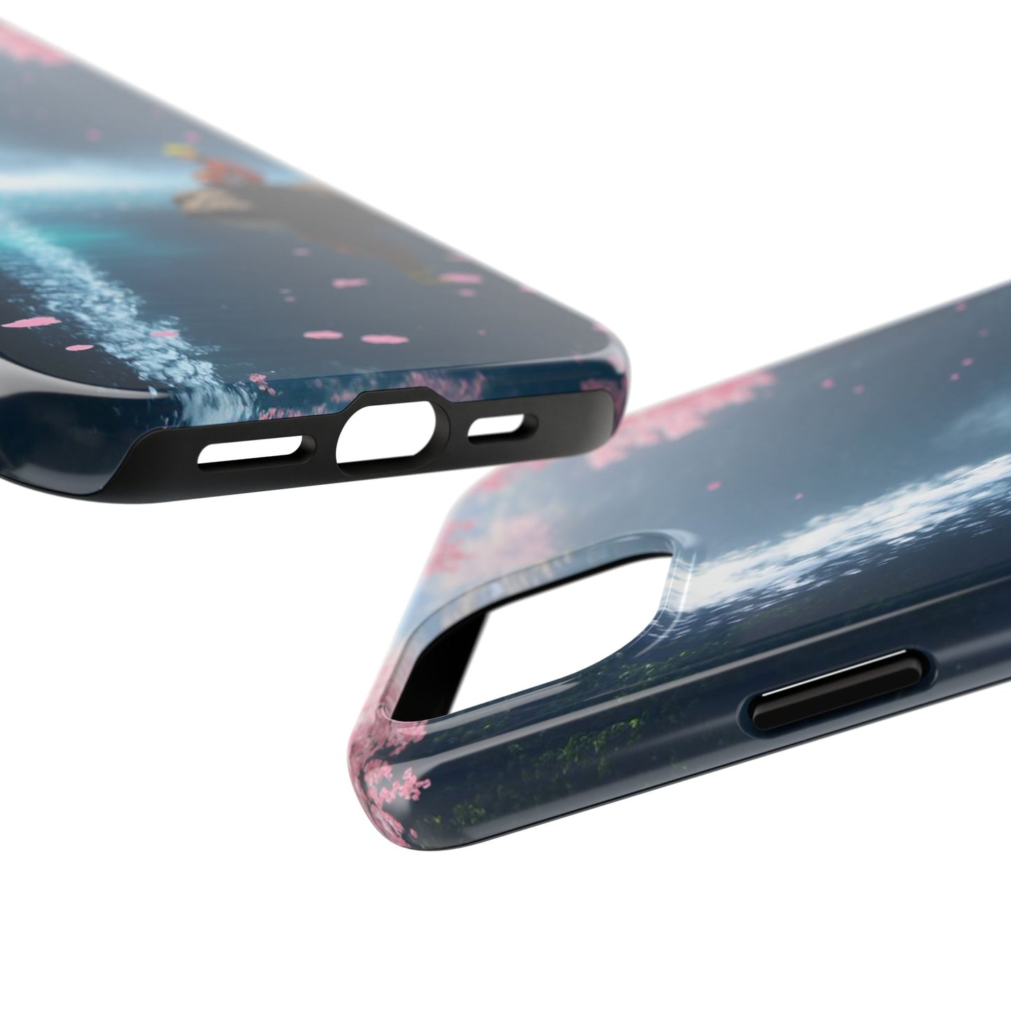 Naruto Scenic Tough Phone Case — Waterfall Meditation Anime Cover