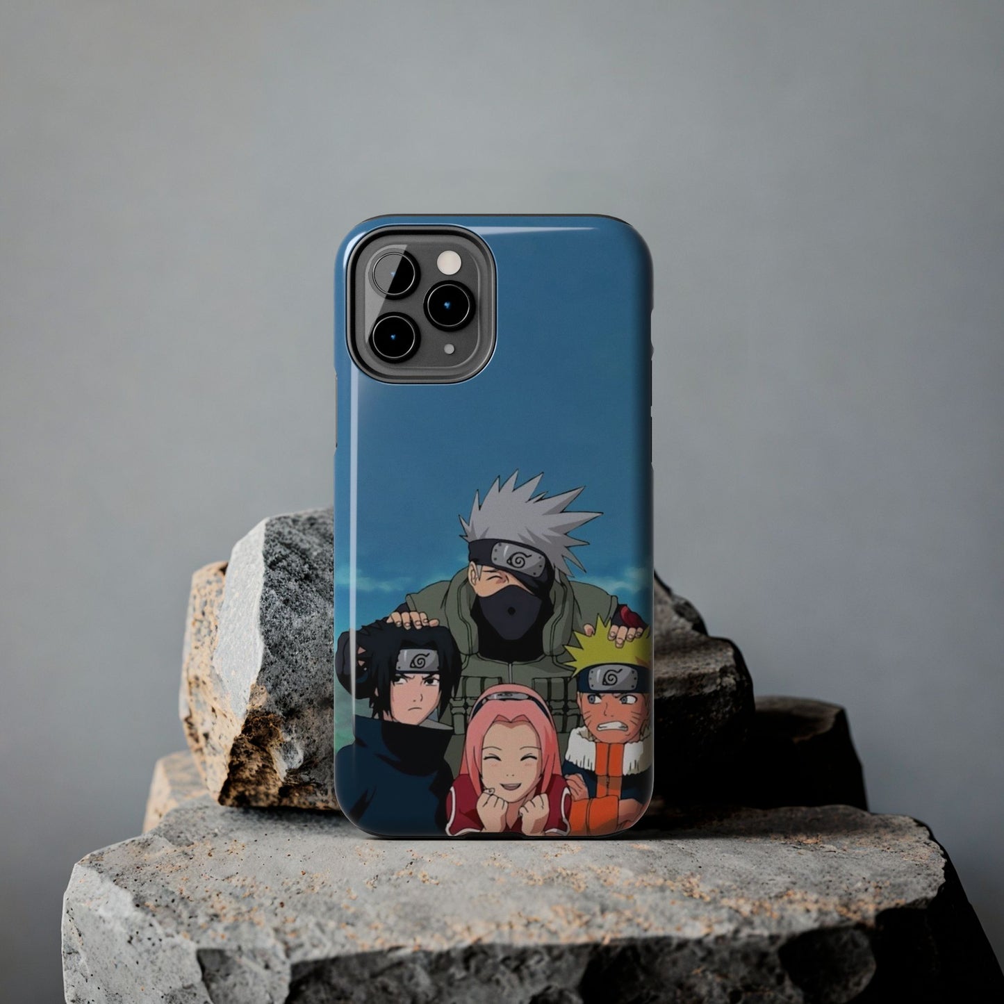 Anime Team Portrait Tough Phone Case — Cute Group Shield Design