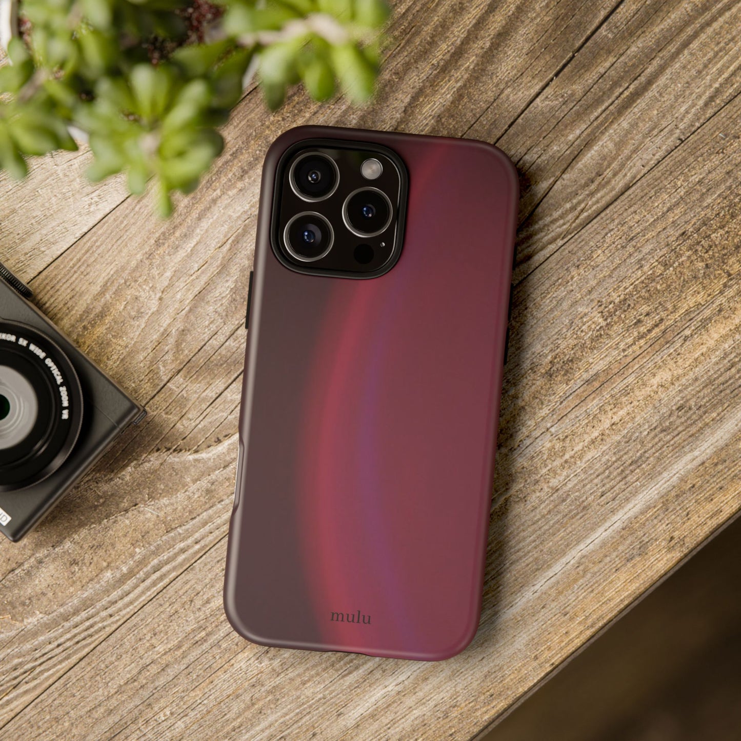 Maroon Gradient Phone Case - Tough Protective iPhone Cover