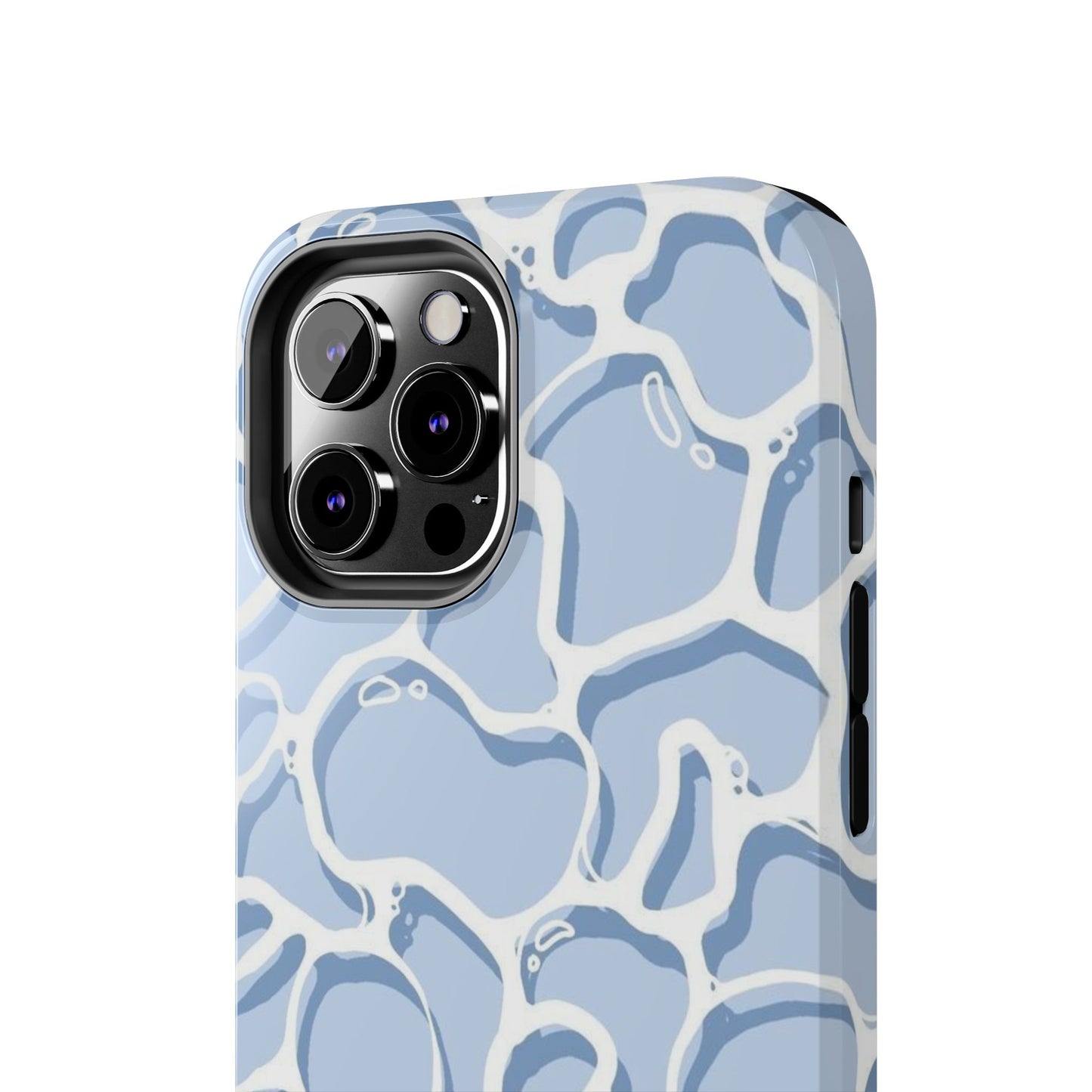 Blue Abstract Pool Pattern Tough Phone Case