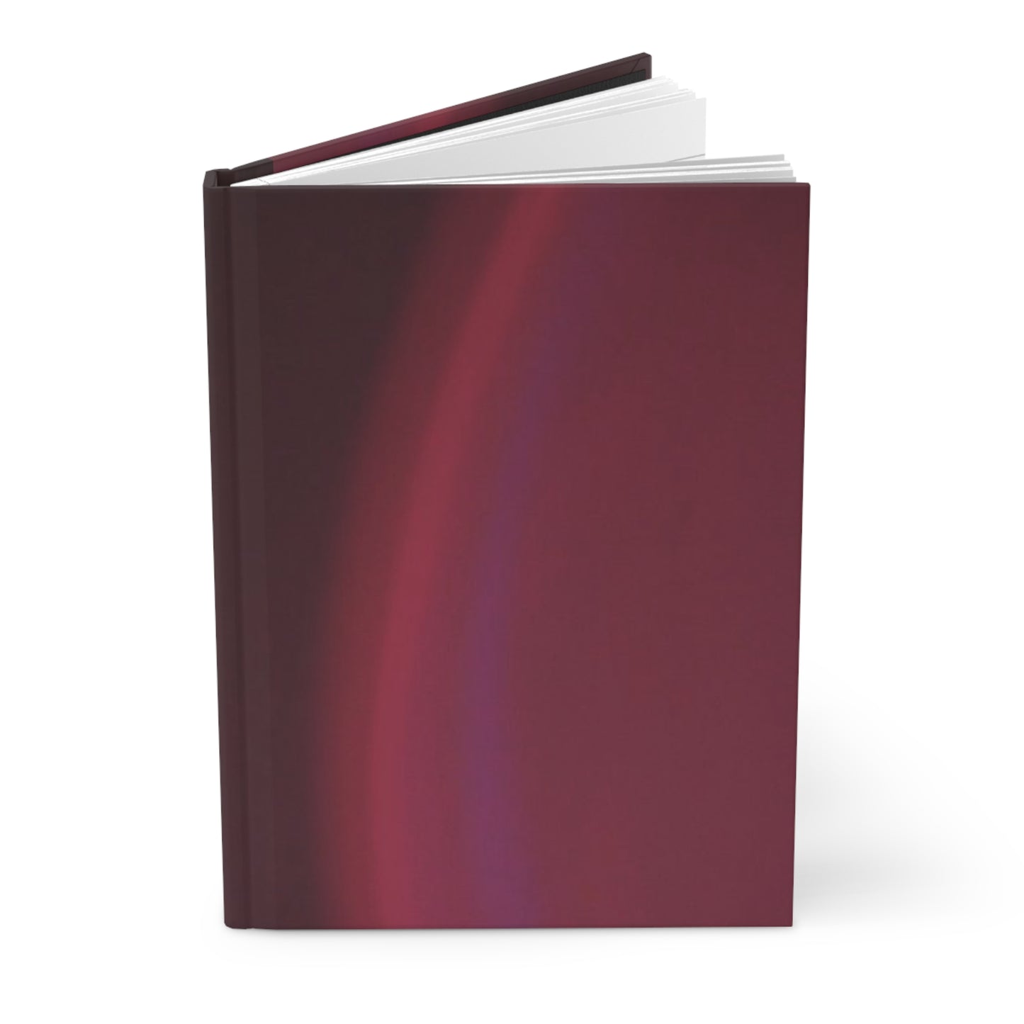 Burgundy Gradient Hardcover Journal — Matte Writing Notebook for Notes & Gifts