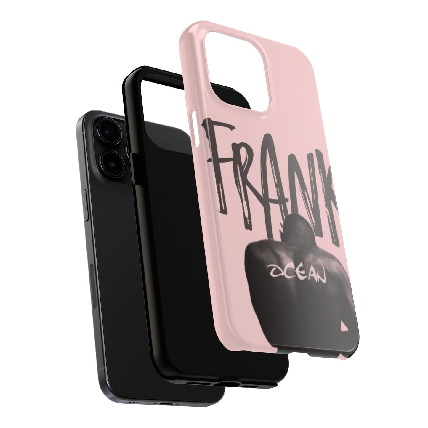Frank Ocean Tough Phone Case — Pink Back Silhouette Design