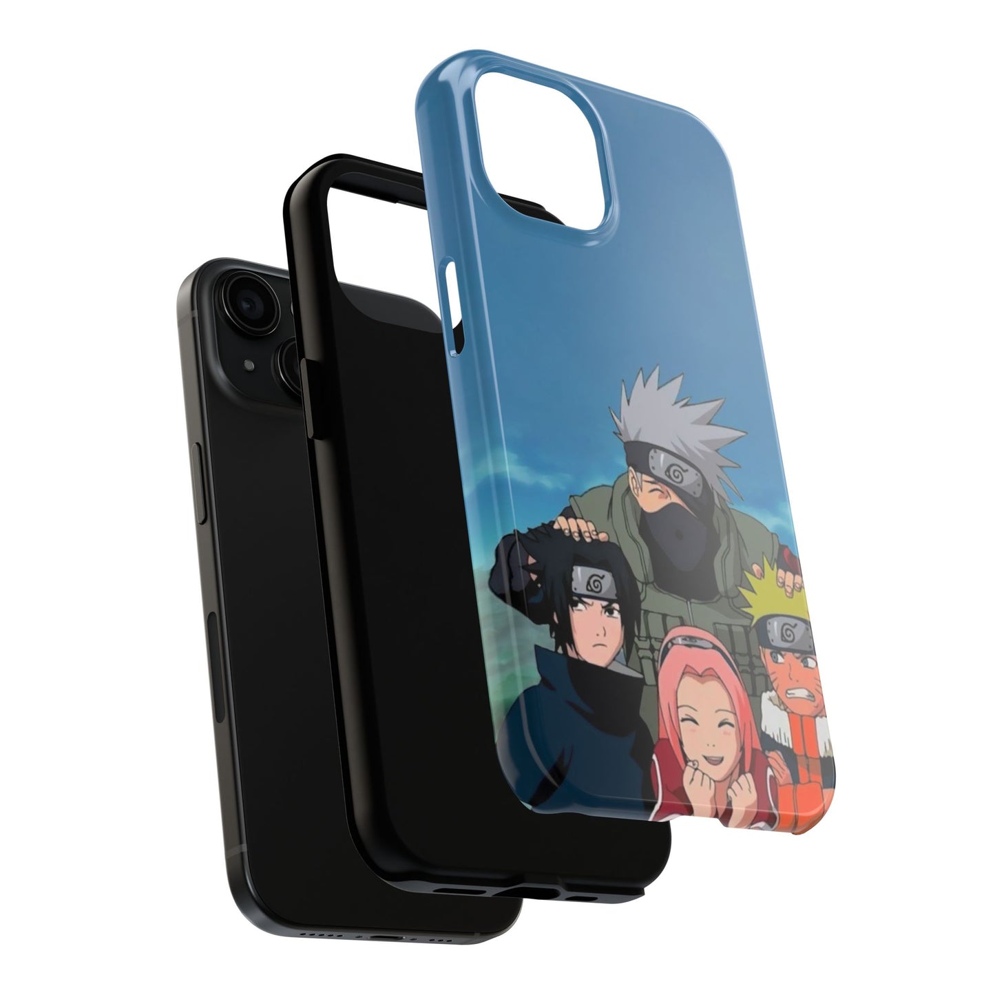 Anime Team Portrait Tough Phone Case — Cute Group Shield Design