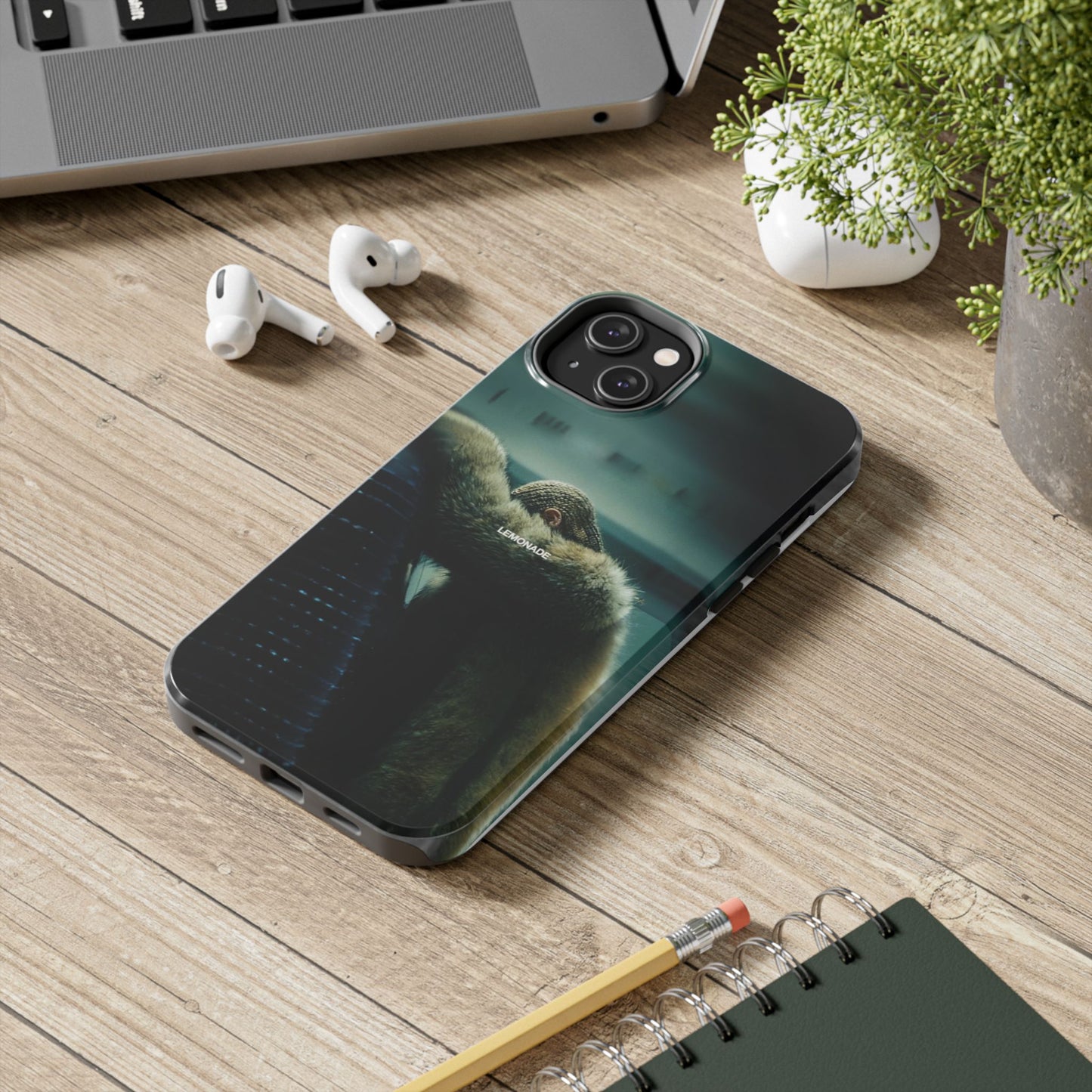 Tough Phone Case — Moody Urban Monkey Photo, 'LEMONADE' Matte Protective Cover