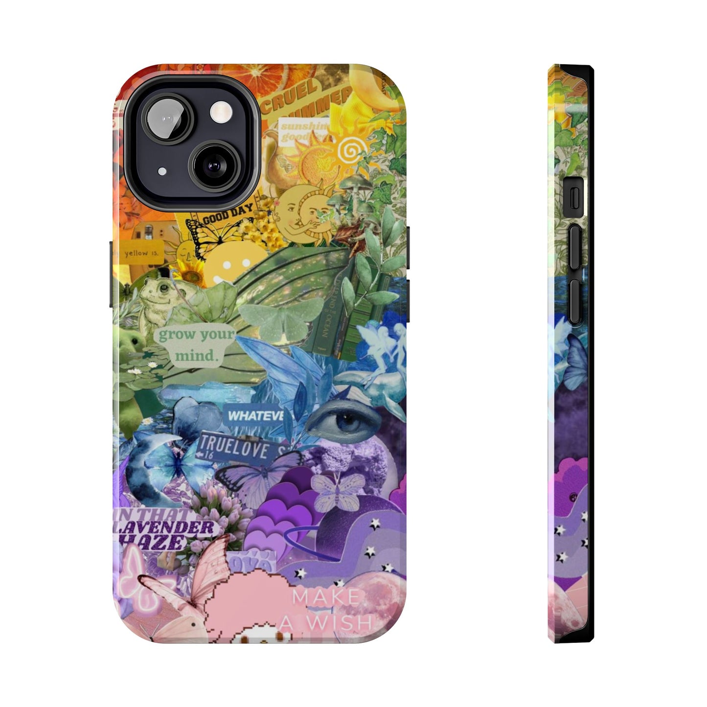 Collage Art Phone Case — 'Grow Your Mind' Lavender Haze Tough Case