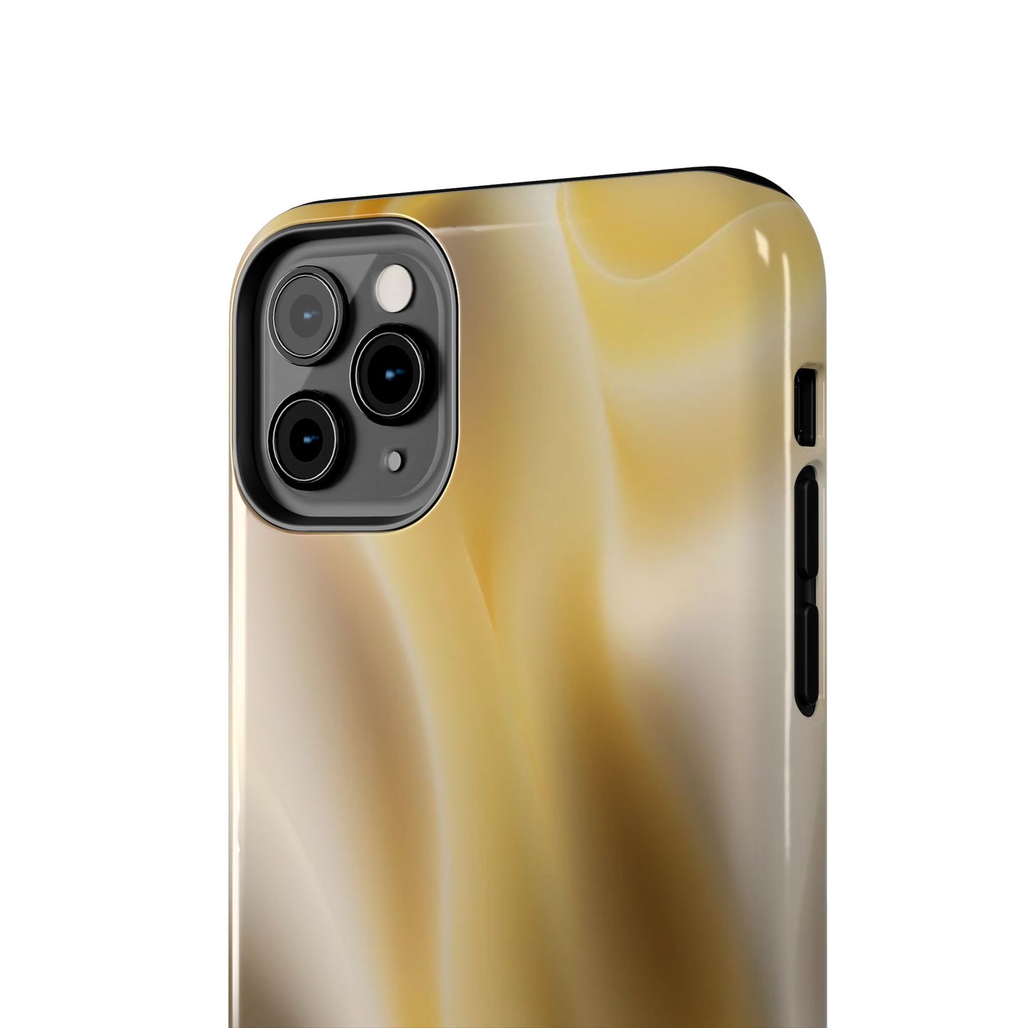 Gold Marble Tough Phone Case — Protective iPhone Case with Elegant Swirl Design