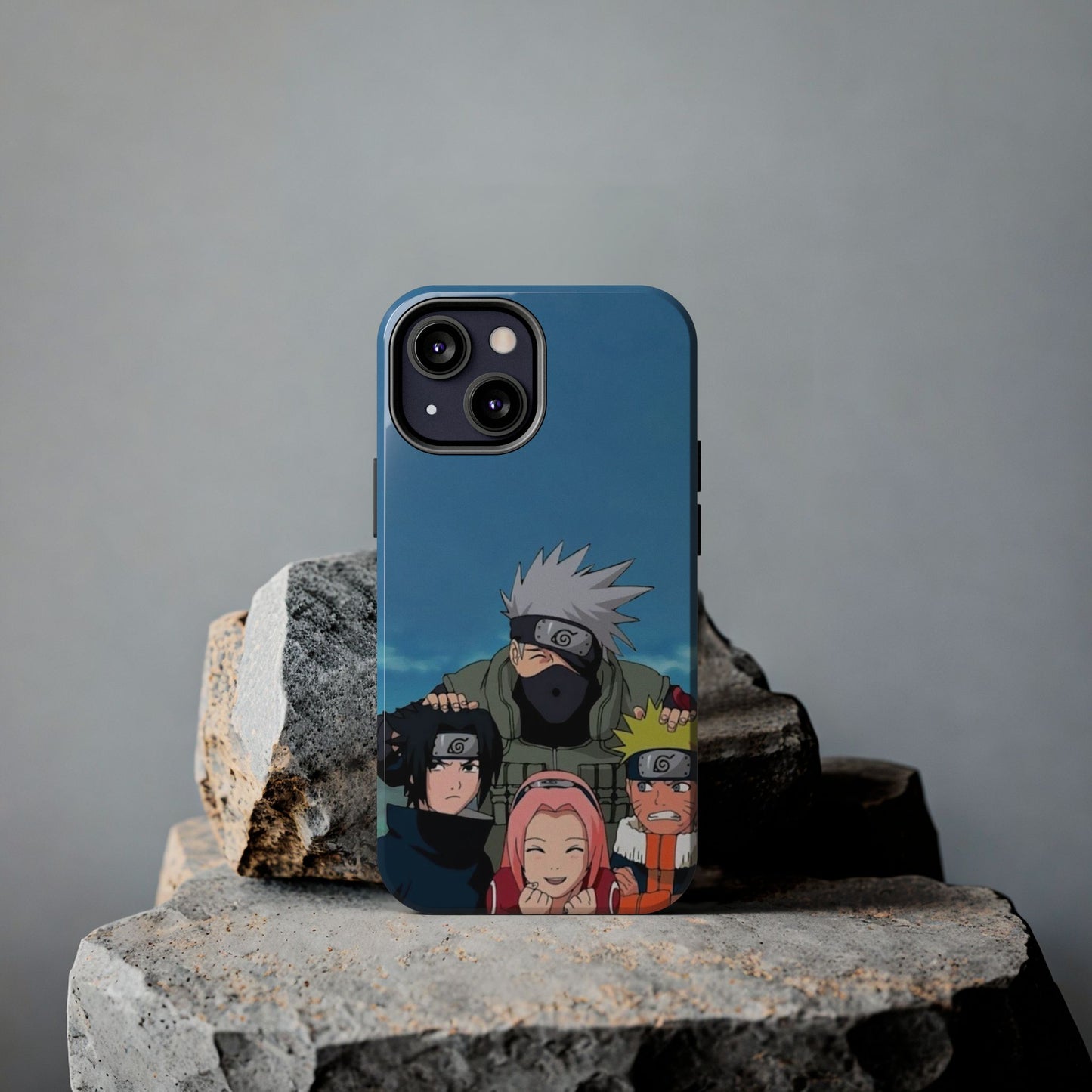 Anime Team Portrait Tough Phone Case — Cute Group Shield Design