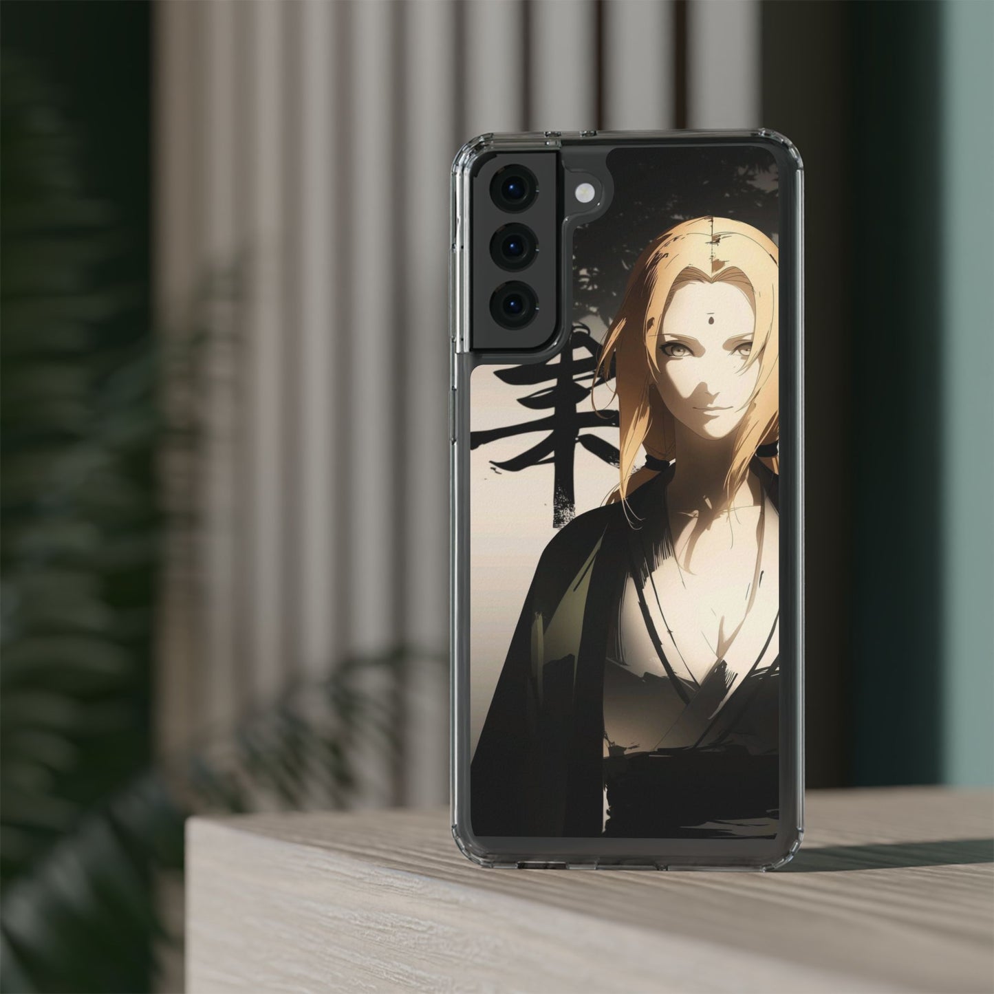 Clear Anime Character Impact-Resistant Phone Case