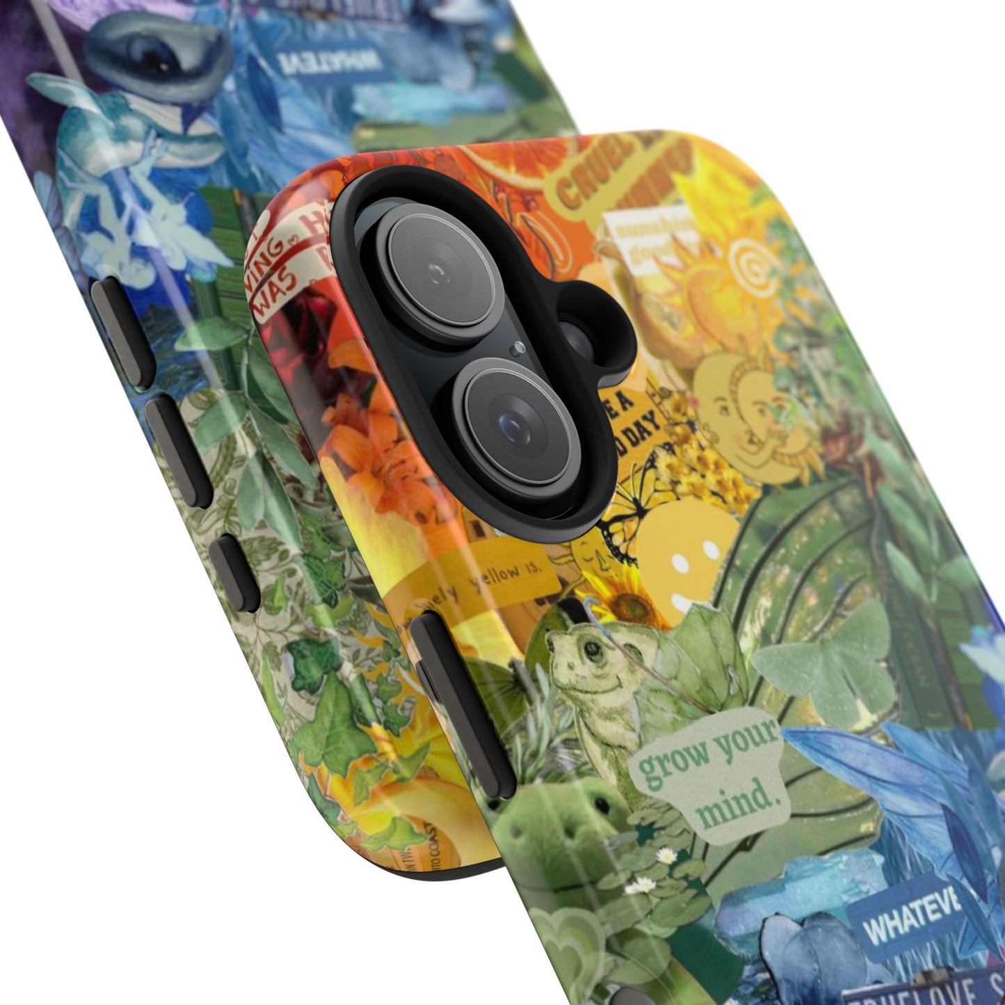 Collage Art Phone Case — 'Grow Your Mind' Lavender Haze Tough Case