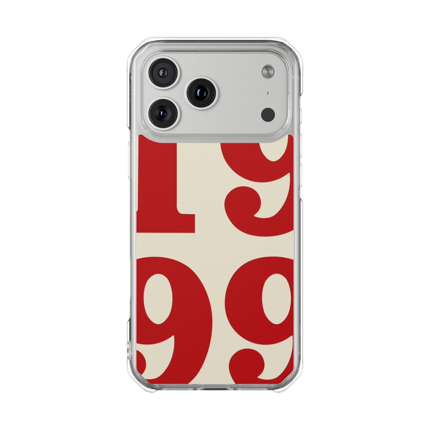 1999 Retro Number Clear Magnetic Phone Case