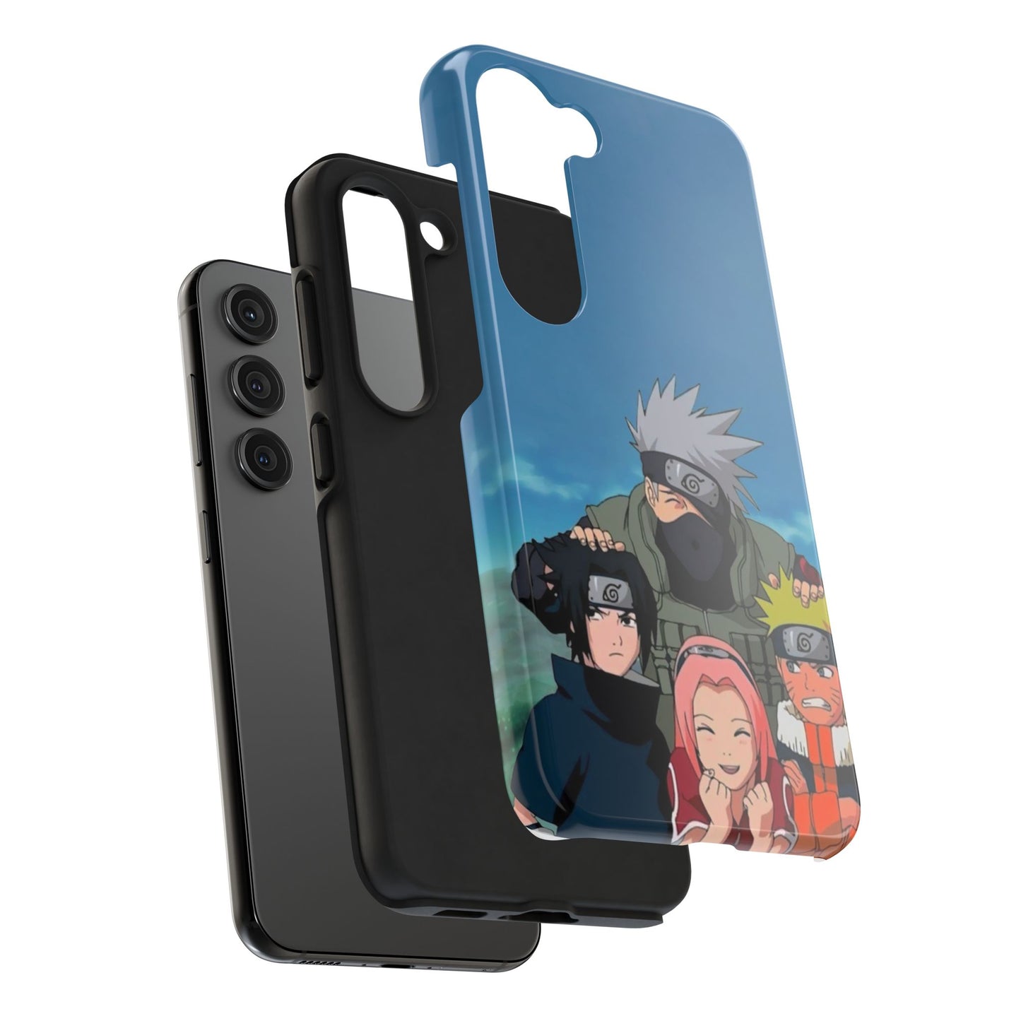 Anime Team Portrait Tough Phone Case — Cute Group Shield Design