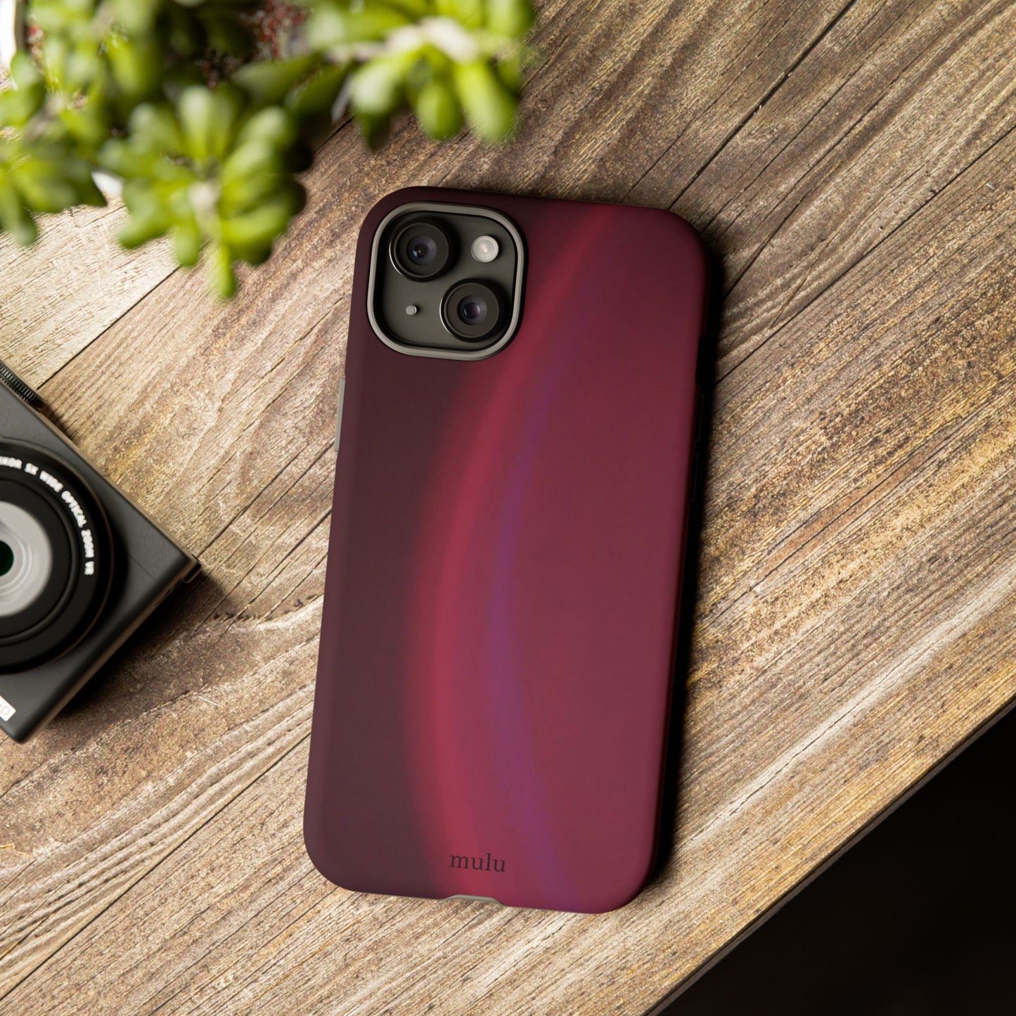 Maroon Gradient Phone Case - Tough Protective iPhone Cover