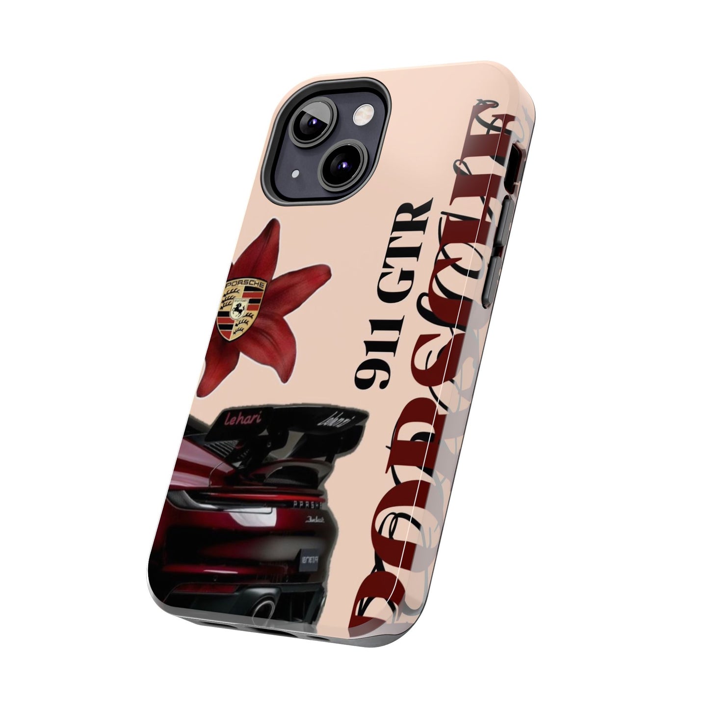 Porsche 911 GT-R Red Orchid Tough Phone Case — Sports Car Protective Cover