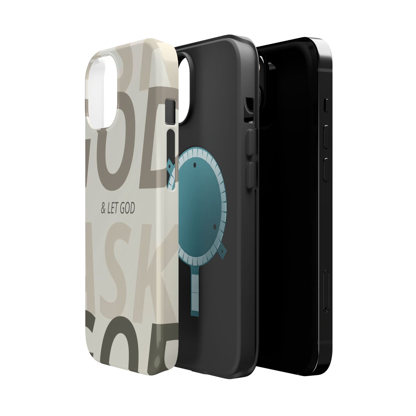 Protective iPhone Case — "Fold & Let God" Magnetic Impact-Resistant Phone Cover